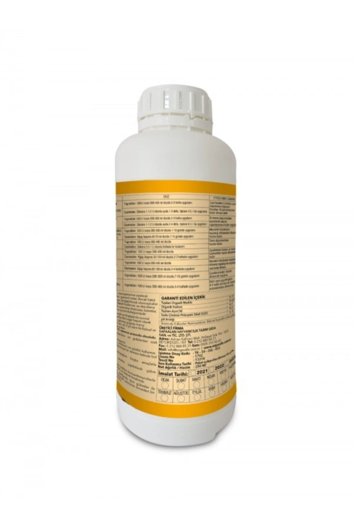 3 Kg Organik Katı Solucan Gübresi + 1 Lt Organik Orgasafa Bitkisel Menşeli Sıvı Gübre