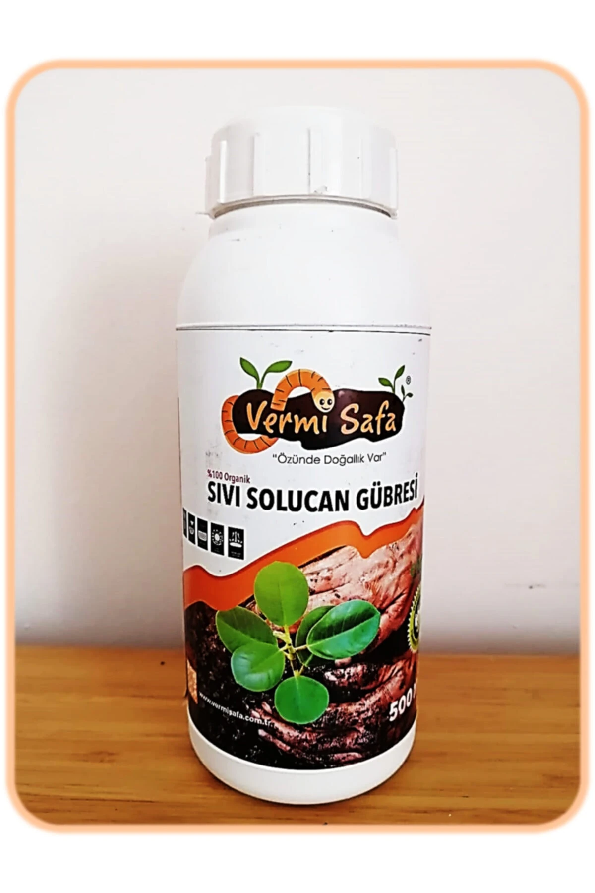 Organik Konsantre Sıvı Solucan Gübresi 500 Ml. Sebze, Tarla, Sera, Bahçe, Süs Bitkilerinizde Etkili.