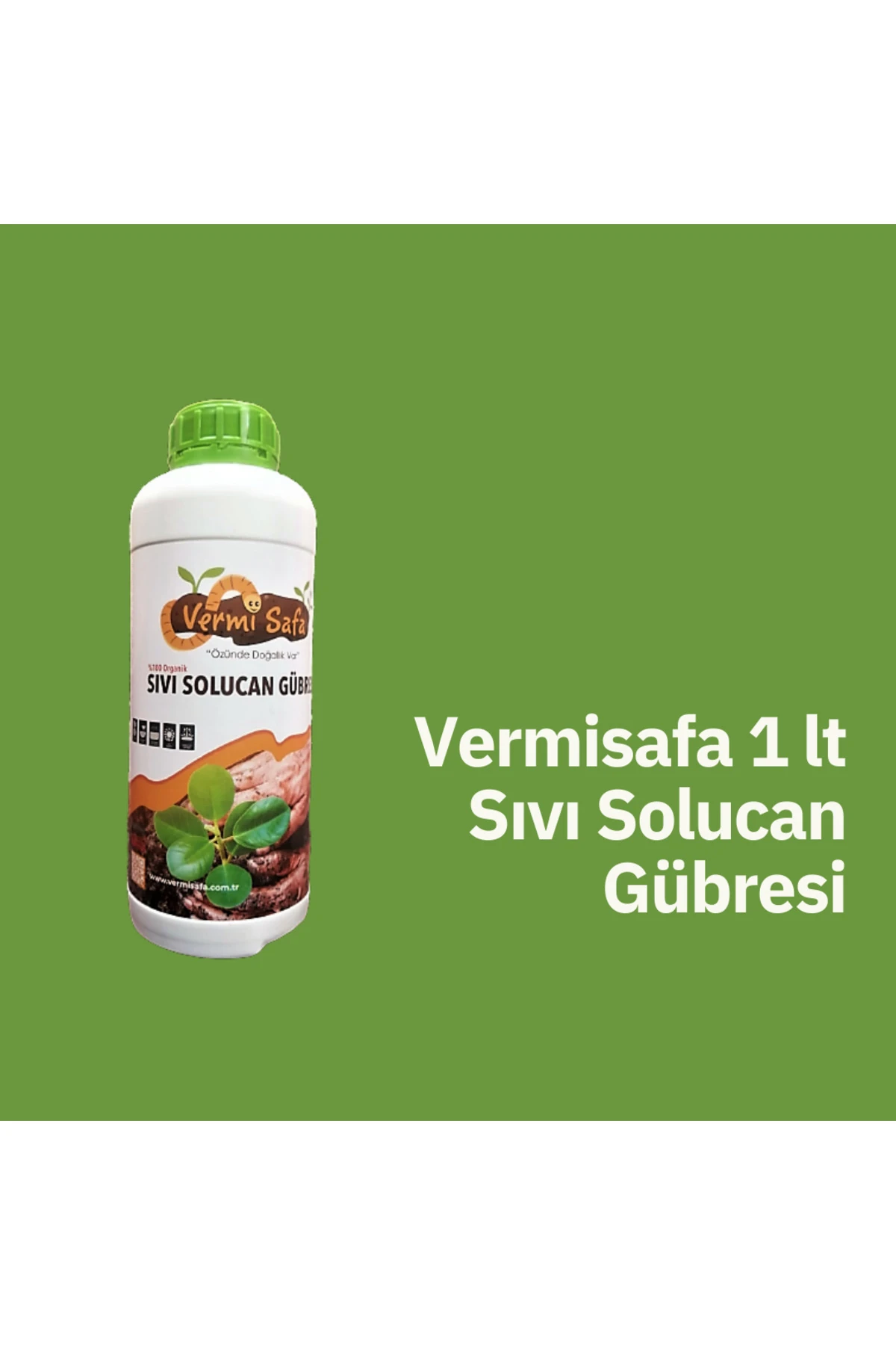Organik Konsantre Sıvı Solucan Gübresi 1 Lt. Bitkileriniz Için Besleyici, Güçlü, Etkili...