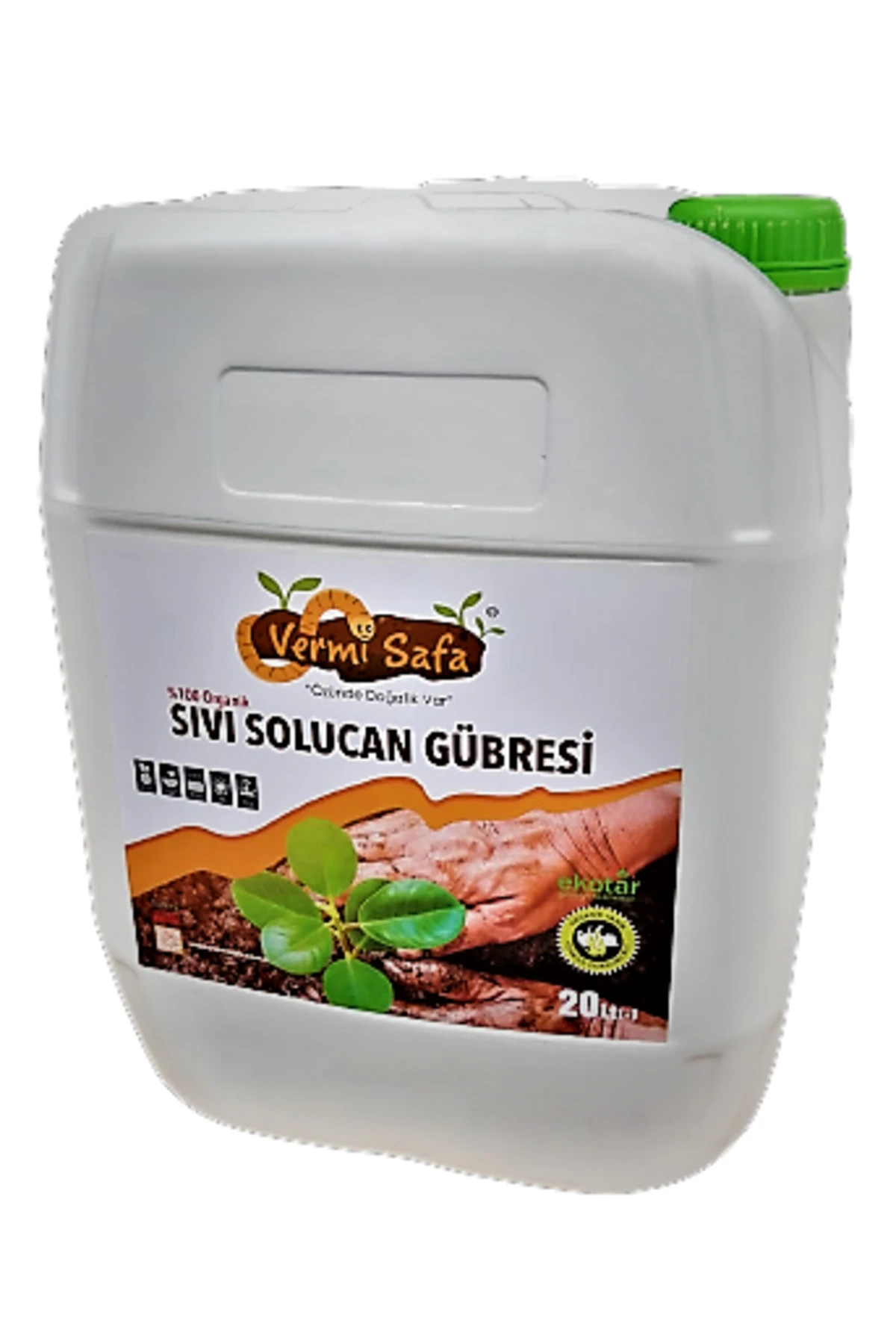 Organik Konsantre Sıvı Solucan Gübresi 20 Lt. Tüm Bitkileriniz Için Besleyici Güçlü Ve Etkili...