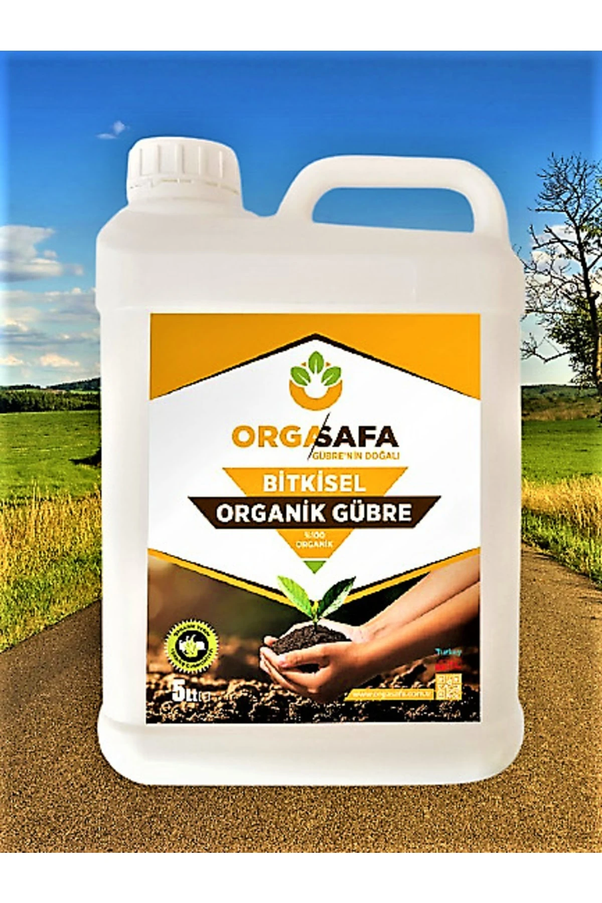 Organik Konsantre Bitkisel Menşeli Sıvı Gübre 5 Lt, Bitkileriniz Için Güçlü, Besleyici Ve Etkili...