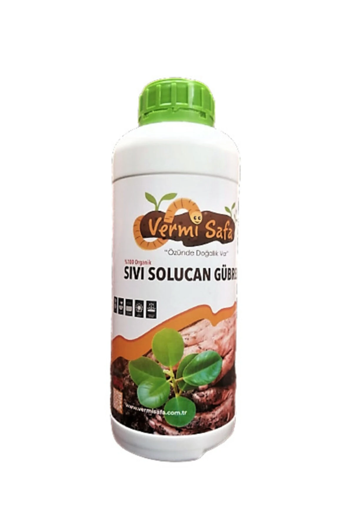 Organik Solucan Gübresi 2 Kg Katı 1 Lt Sıvı, Sebze, Meyve, Tarla, Sera, Bahçe Bitkilerinde..