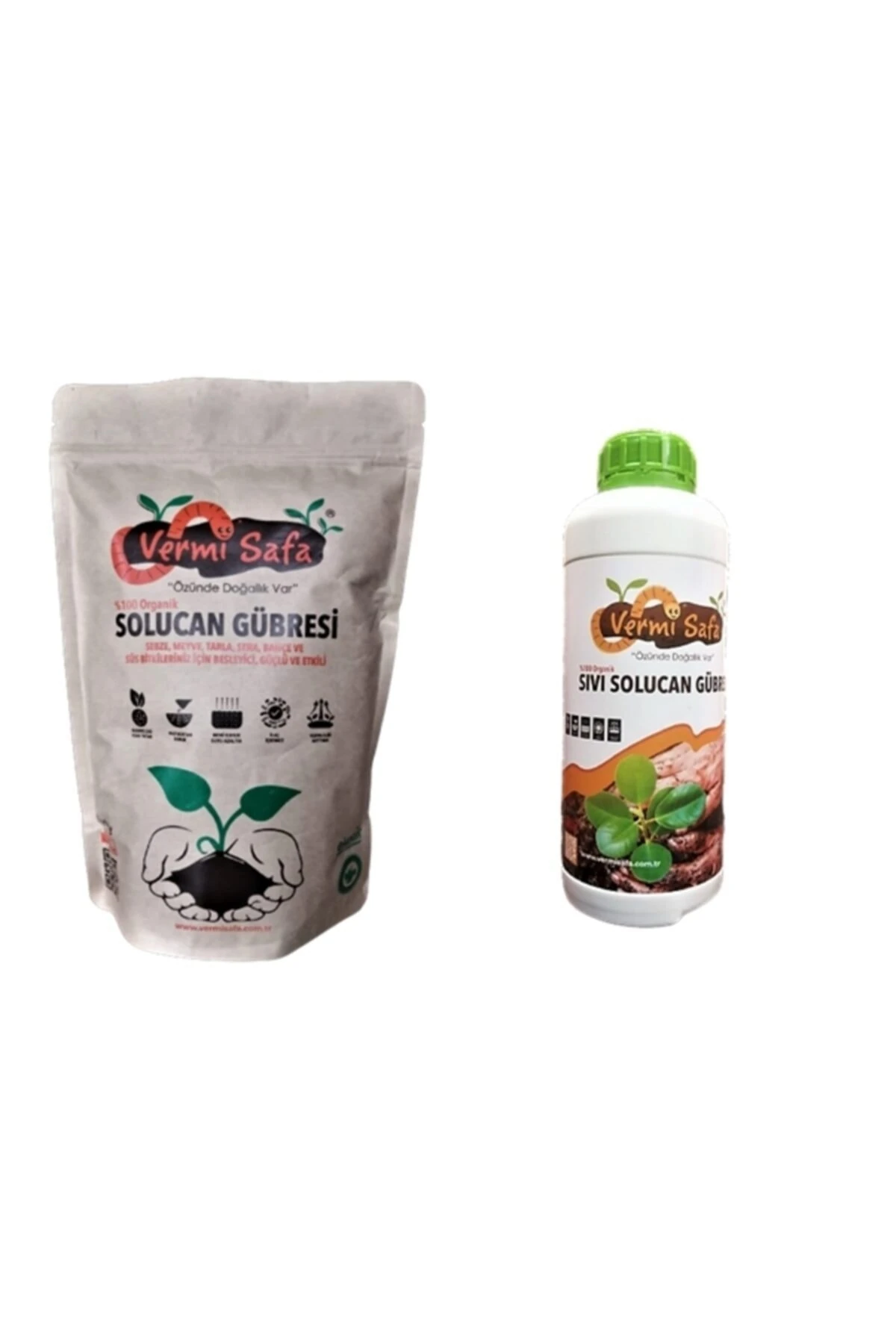 Organik Solucan Gübresi 1kg Katı 1lt Sıvı, Sebze, Meyve, Tarla, Sera, Bahçe Bitkilerinde..