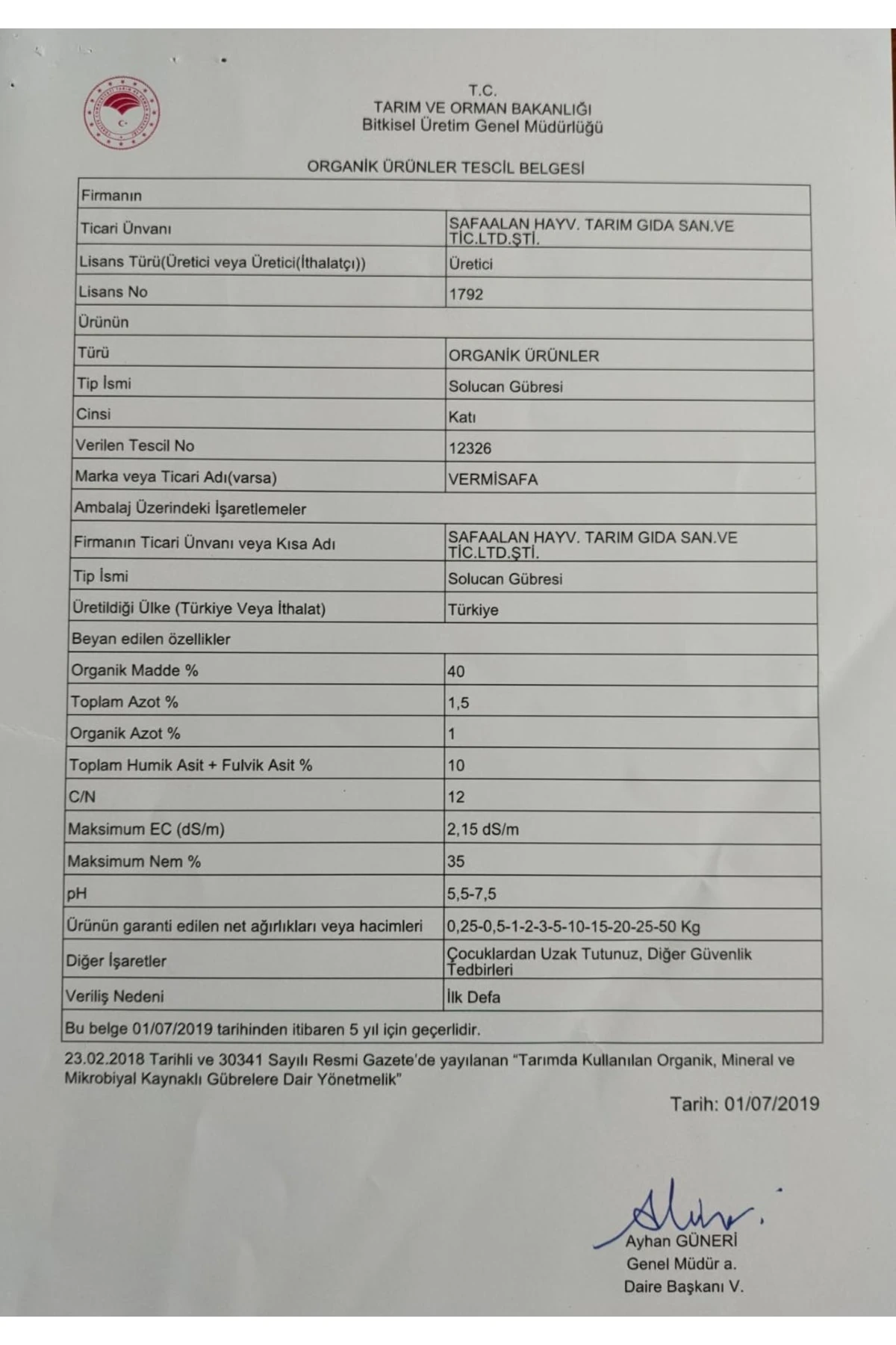 Organik Solucan Gübresi 20 Kg Tarım Bakanlığı Onaylı Tüm Bitkileriniz Için Güçlü Ve Etkili...