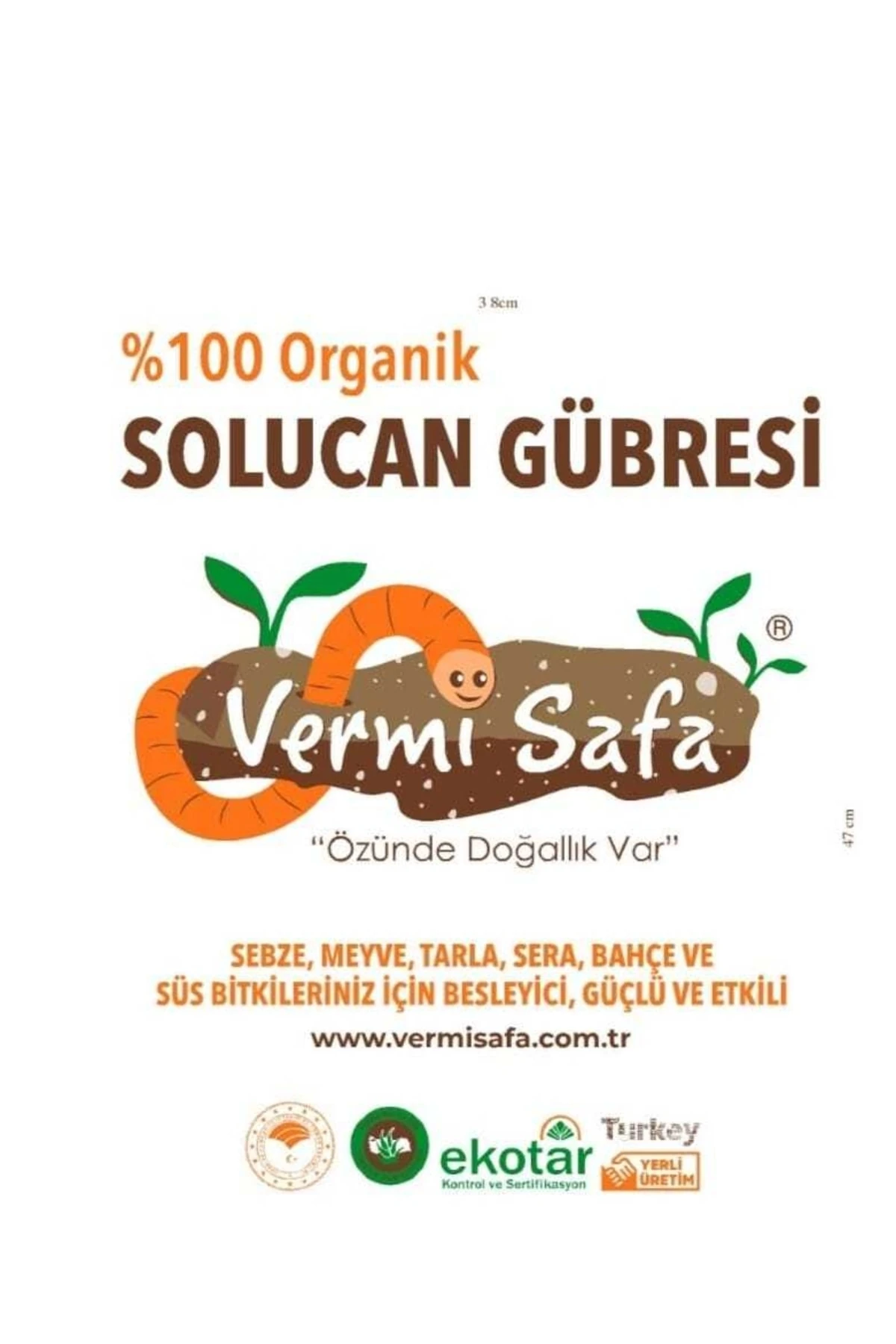 Organik Solucan Gübresi 20 Kg Tarım Bakanlığı Onaylı Tüm Bitkileriniz Için Güçlü Ve Etkili...