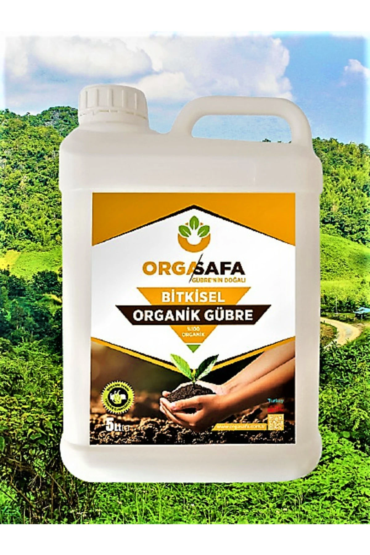 Organik Konsantre Bitkisel Menşeli Sıvı Gübre 5 Lt, Bitkileriniz Için Güçlü, Besleyici Ve Etkili...