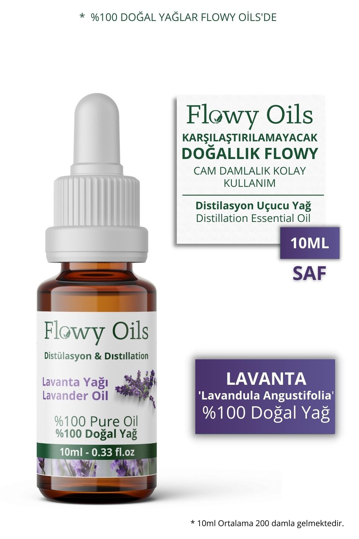 Lavanta Yağı %100 Doğal Bitkisel Uçucu Yağ Lavender Oil 10ml
