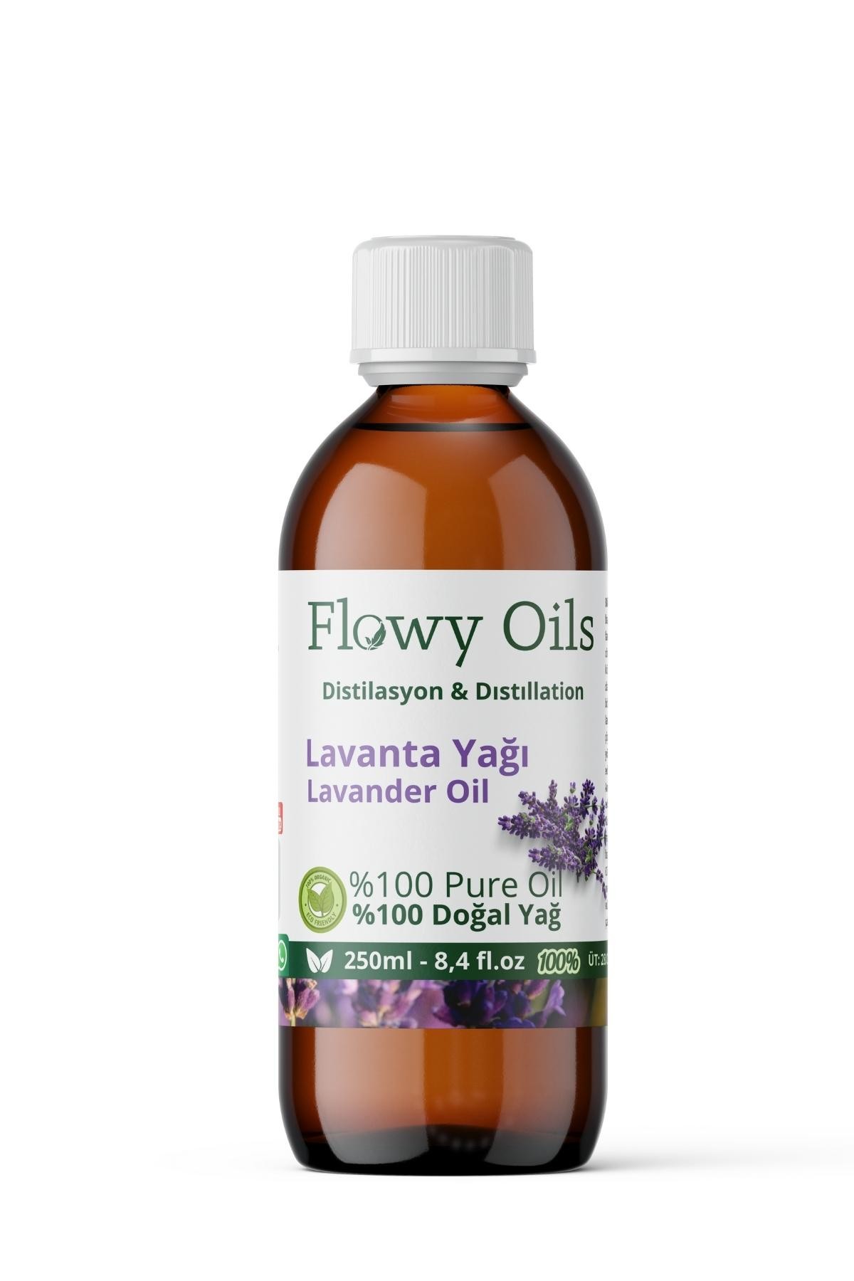 Lavanta Yağı %100 Doğal Bitkisel Uçucu Yağ Cam Şişe Büyük Boy Lavender Oil 250ml