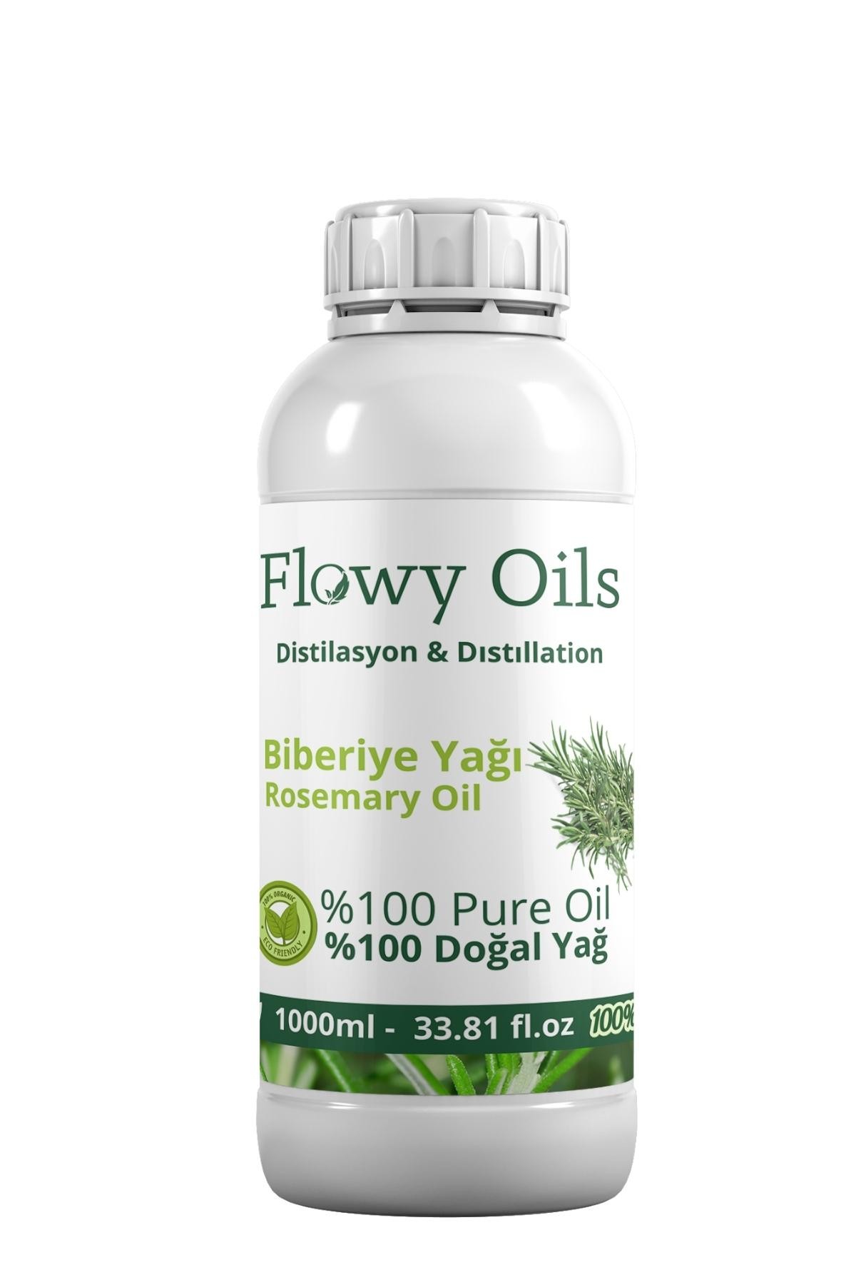 Biberiye Yağı %100 Doğal Bitkisel Uçucu Yağ Rosemary Oil 1000ml 1 Litre