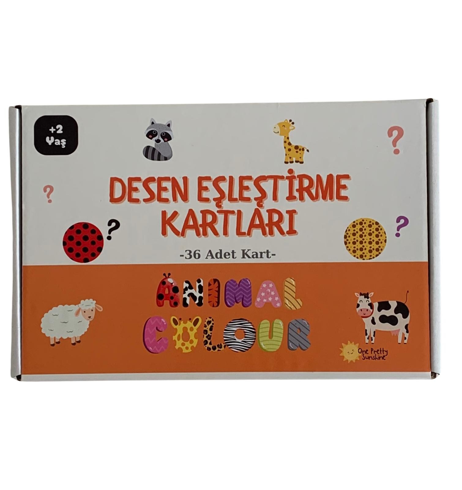 Desen Eşleştirme Kartları Animal Colour