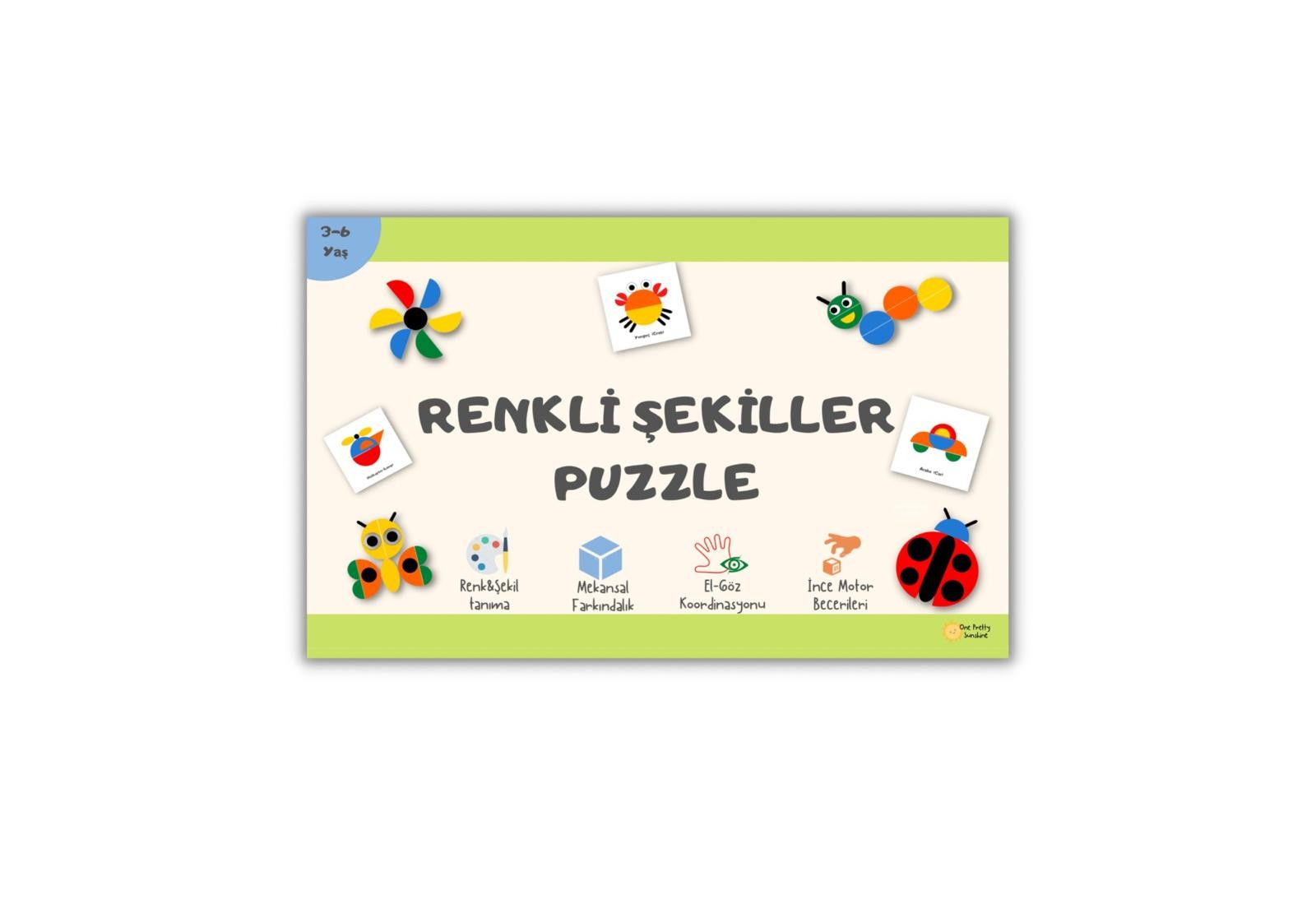 Renkli Şekiller Puzzle