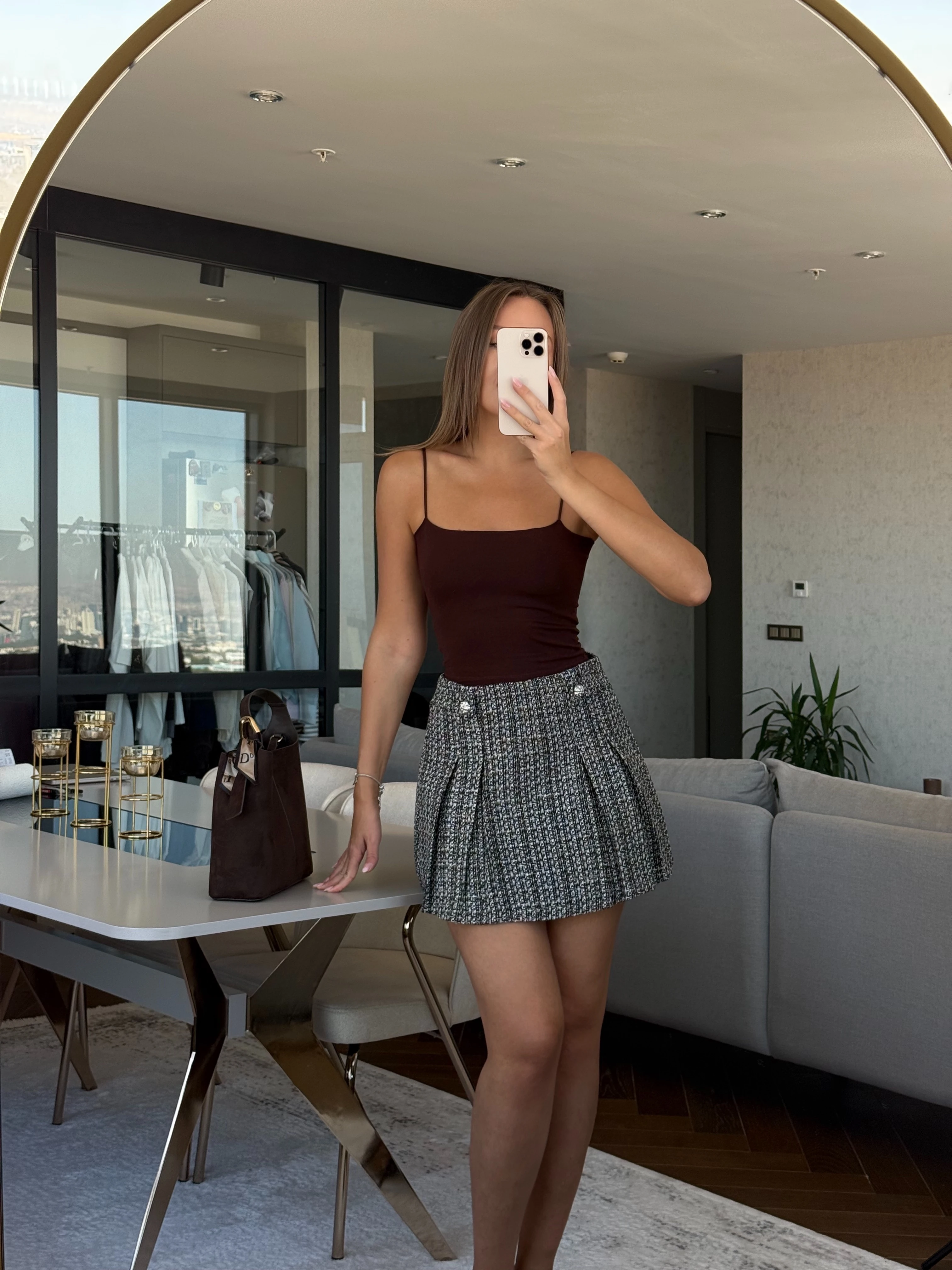 Eternel Koleksiyonu | Etek Kahve