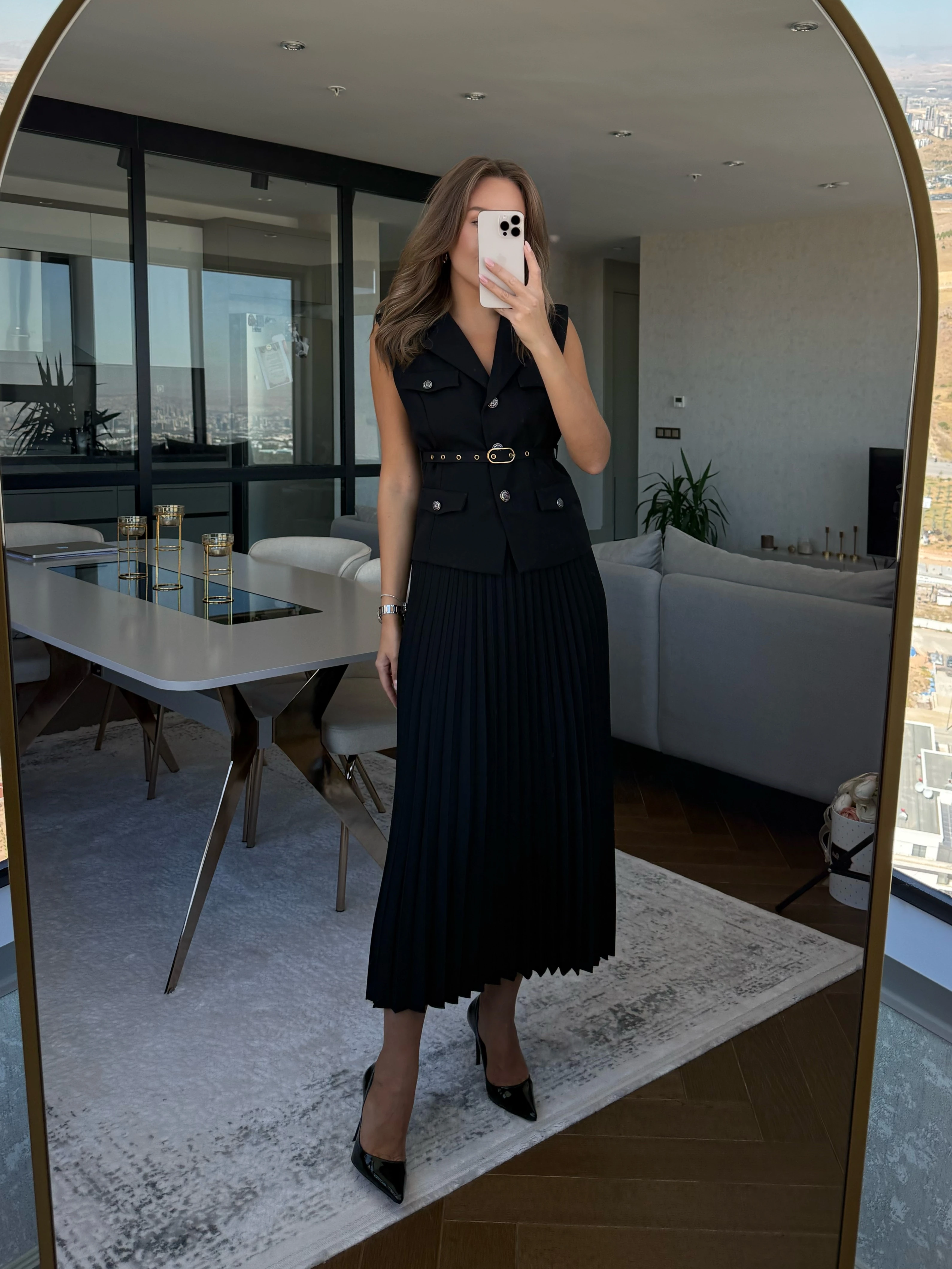 Etek Yelek Takım ''Elegant Duo'' - Siyah