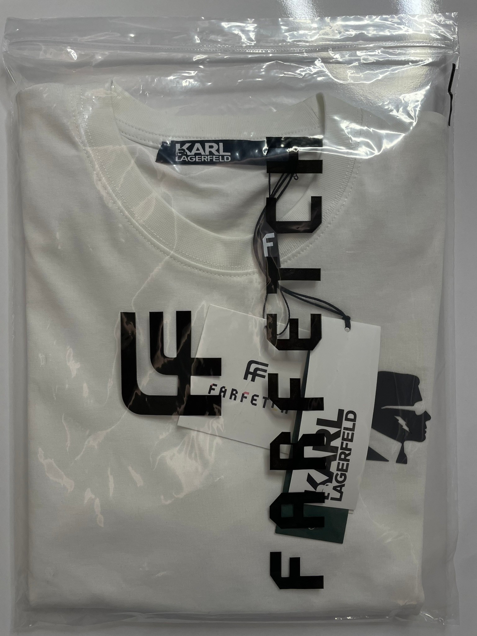 Karl' Baskı Logolu Unisex T-Shirt