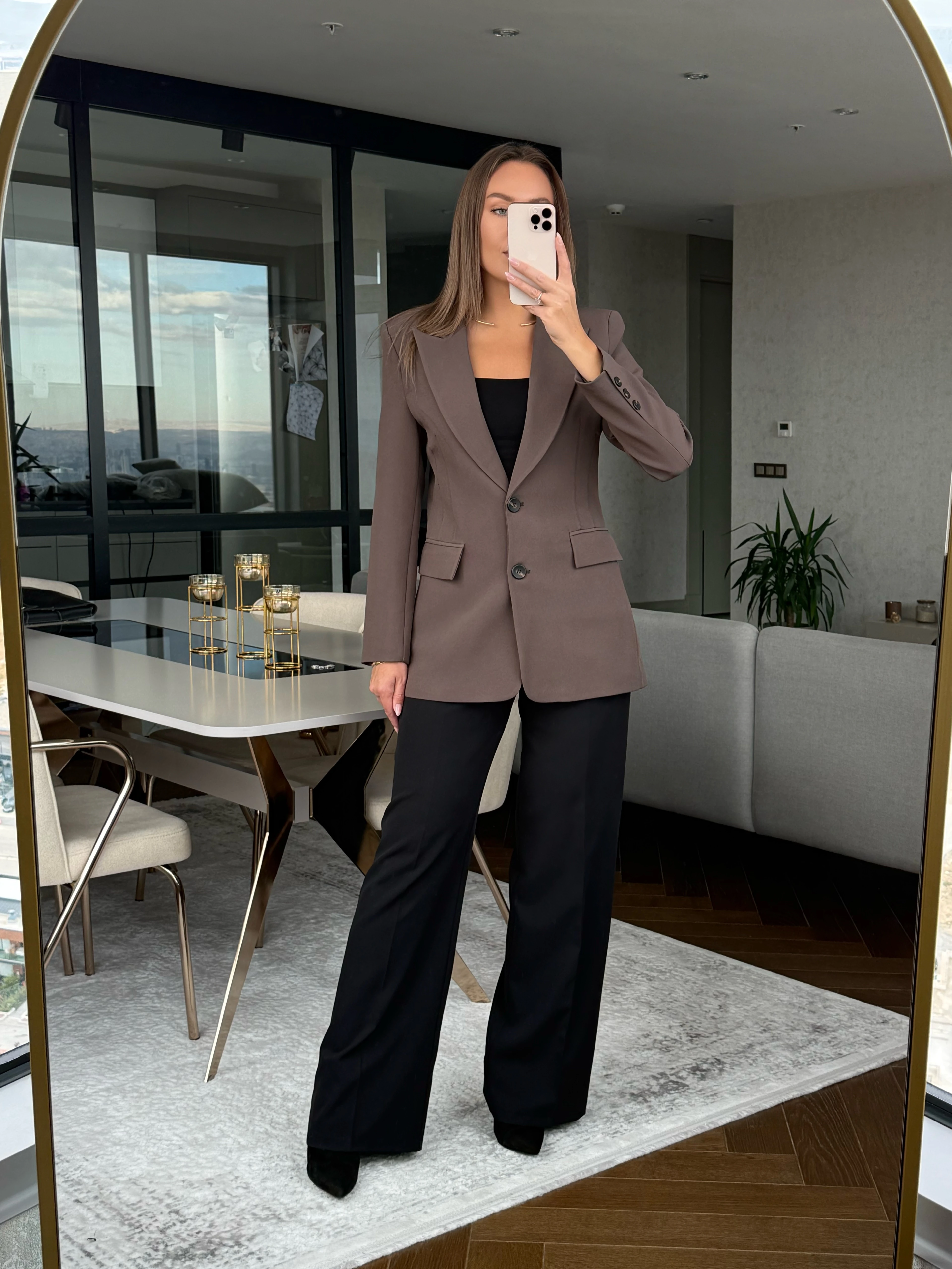 Atlas Ceket 'Contour' - Acı Kahve