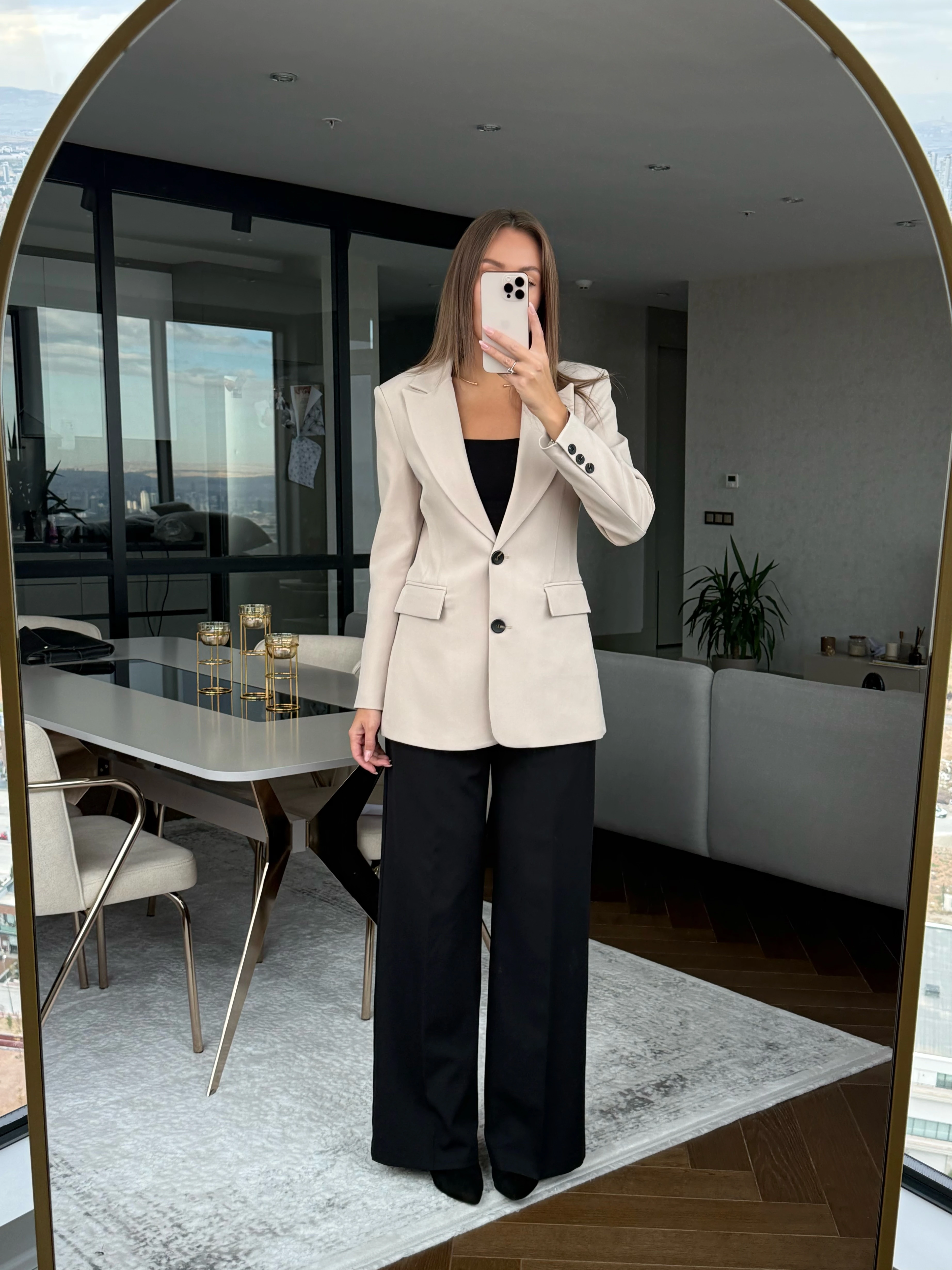 Atlas Ceket 'Contour' - Taş