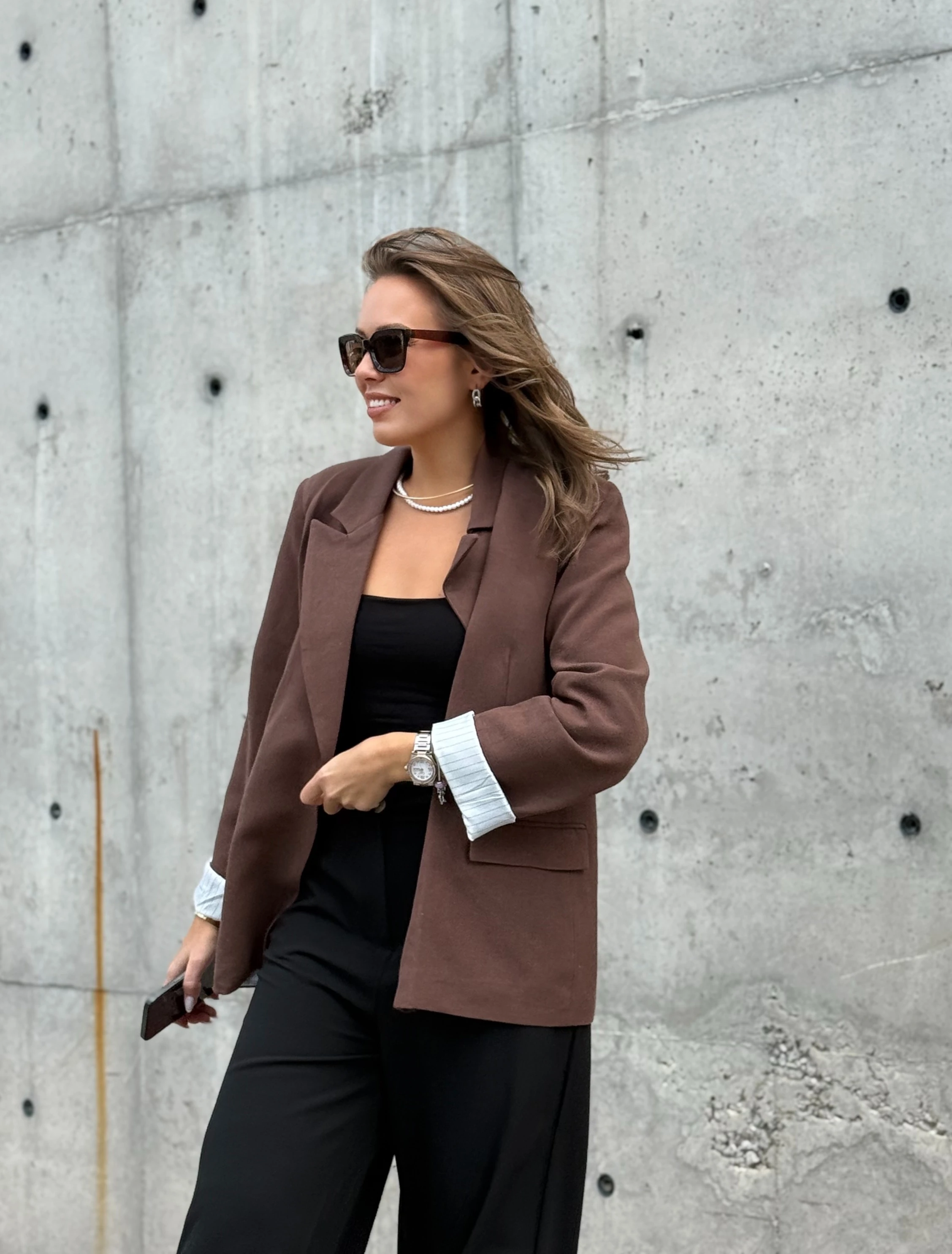 Çizgili Astarlı Keten Ceket 