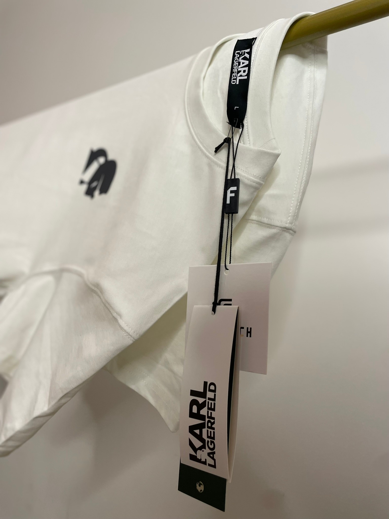 Karl' Baskı Logolu Unisex T-Shirt