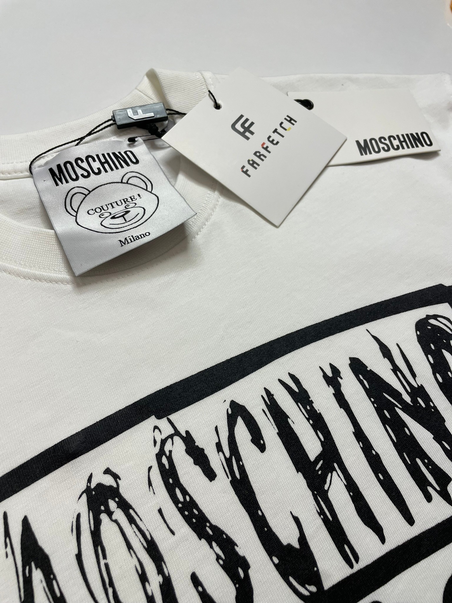 Moschino' Baskılı Unisex T-Shirt