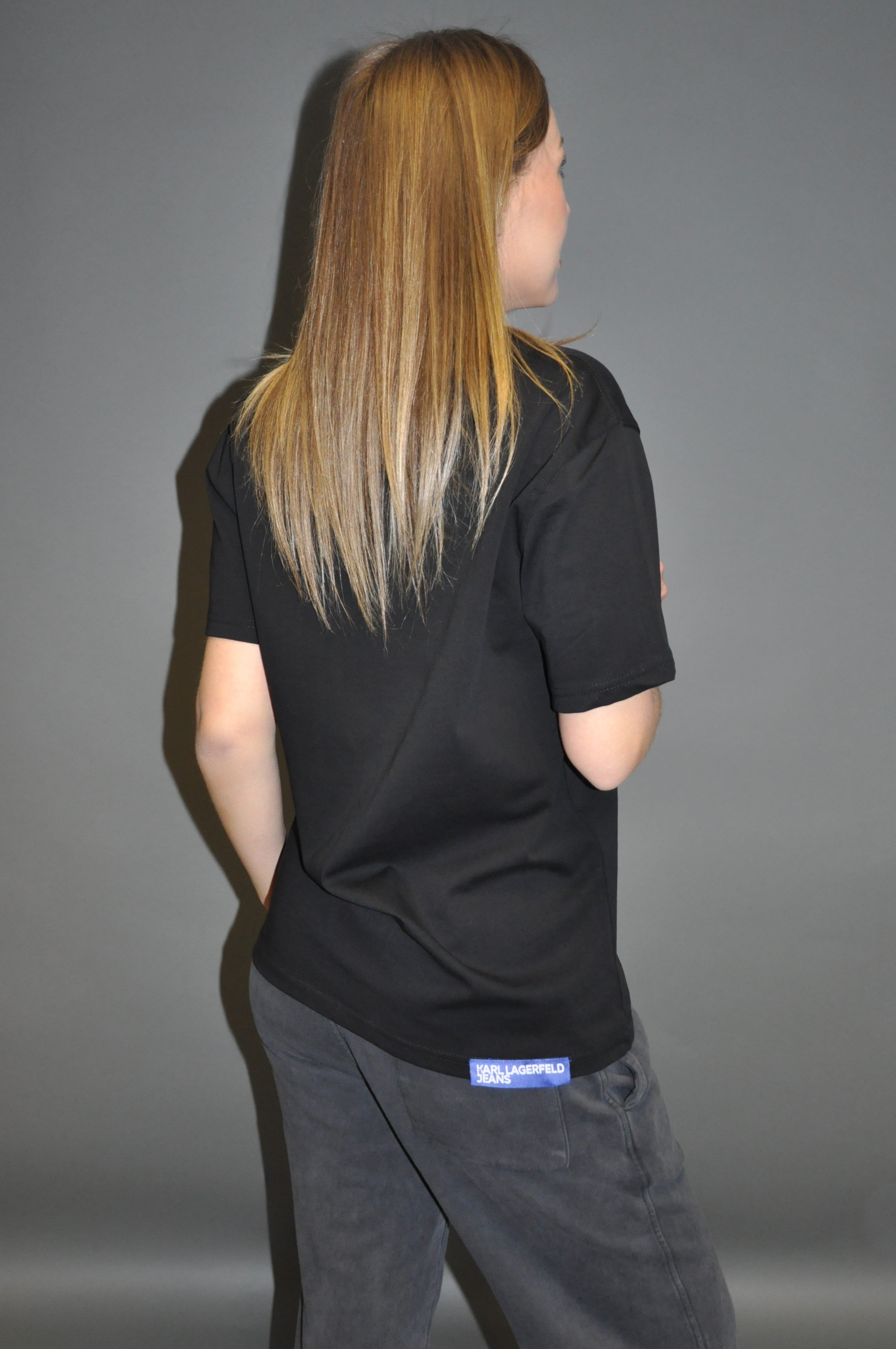 Karl' Baskı Logolu Unisex T-Shirt