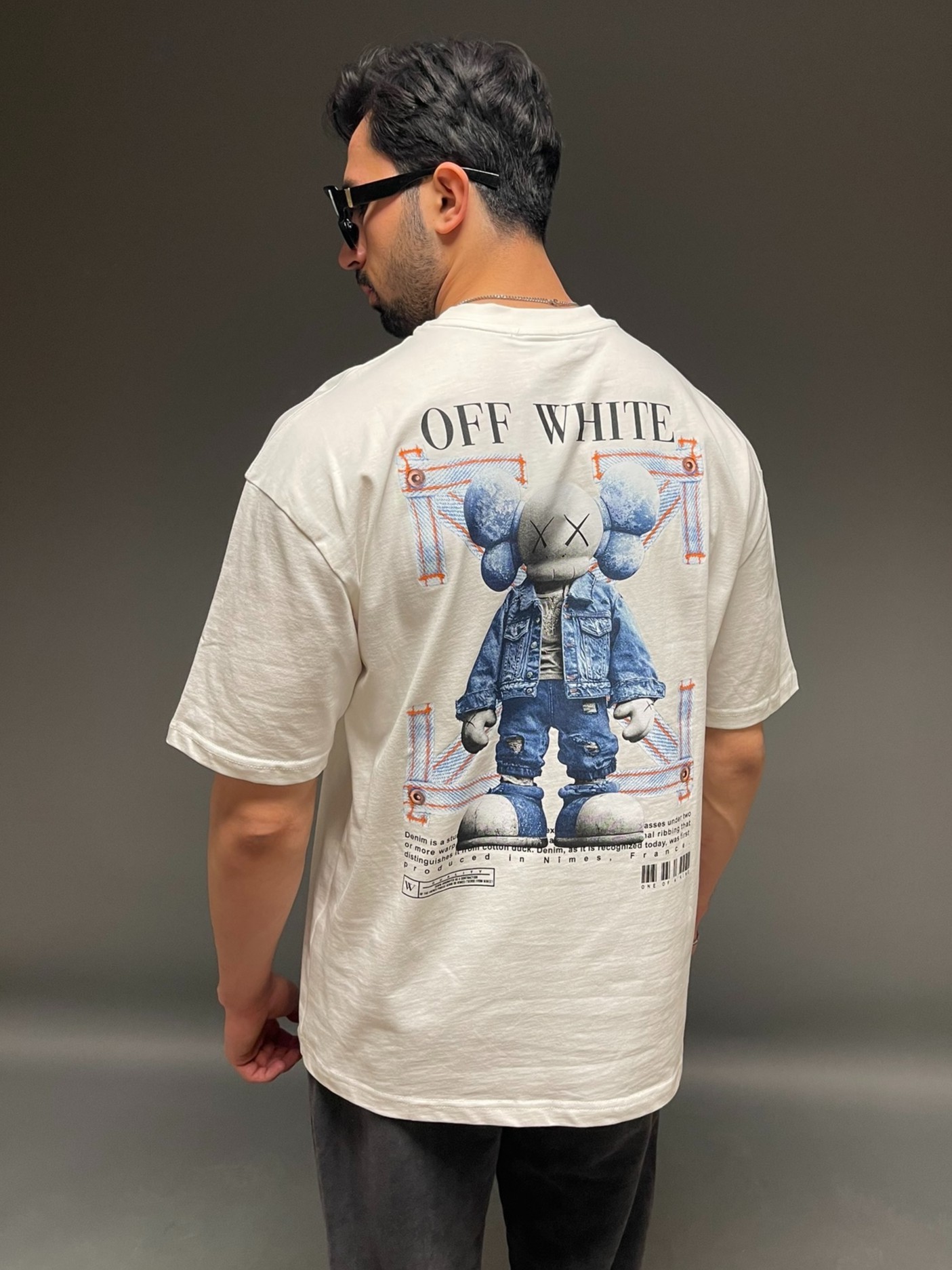 Off-White' Baskılı Unisex T-Shirt