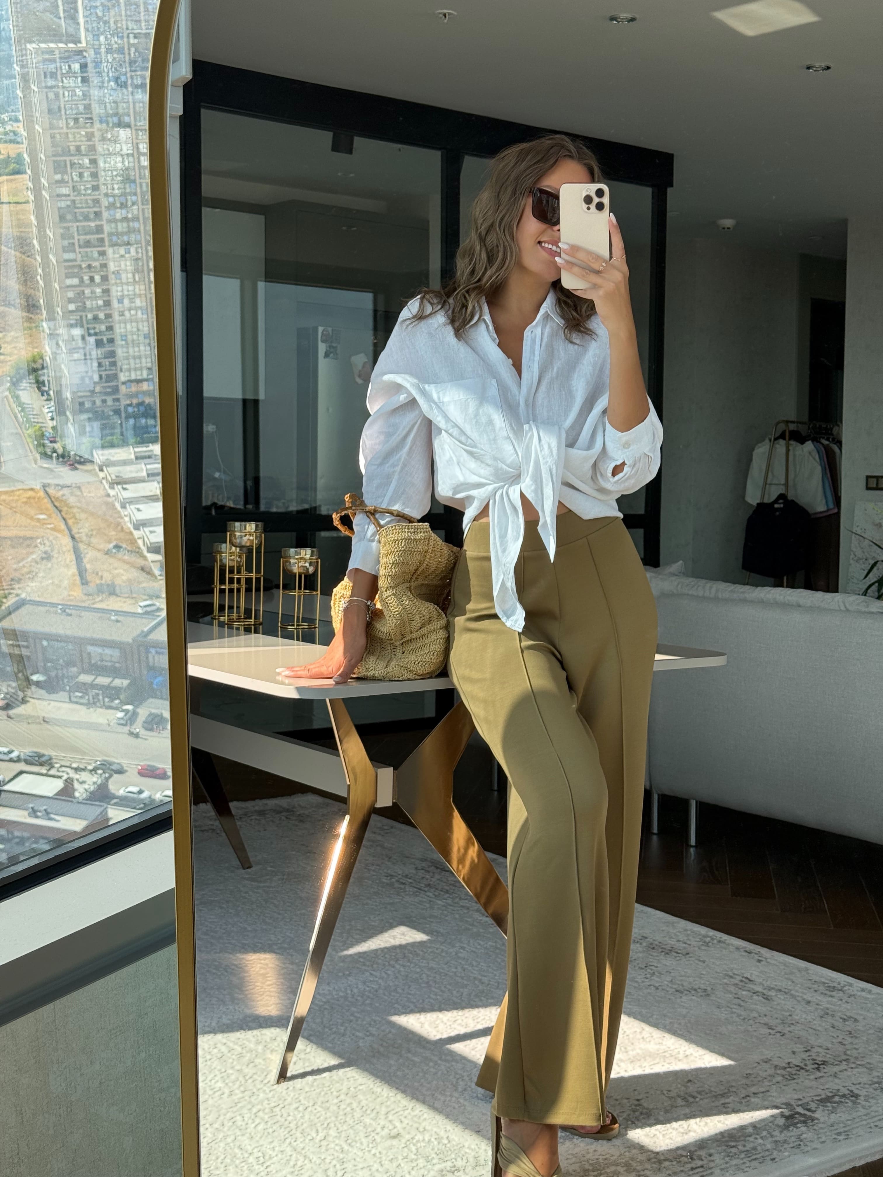 Modal Pantolon - Olive