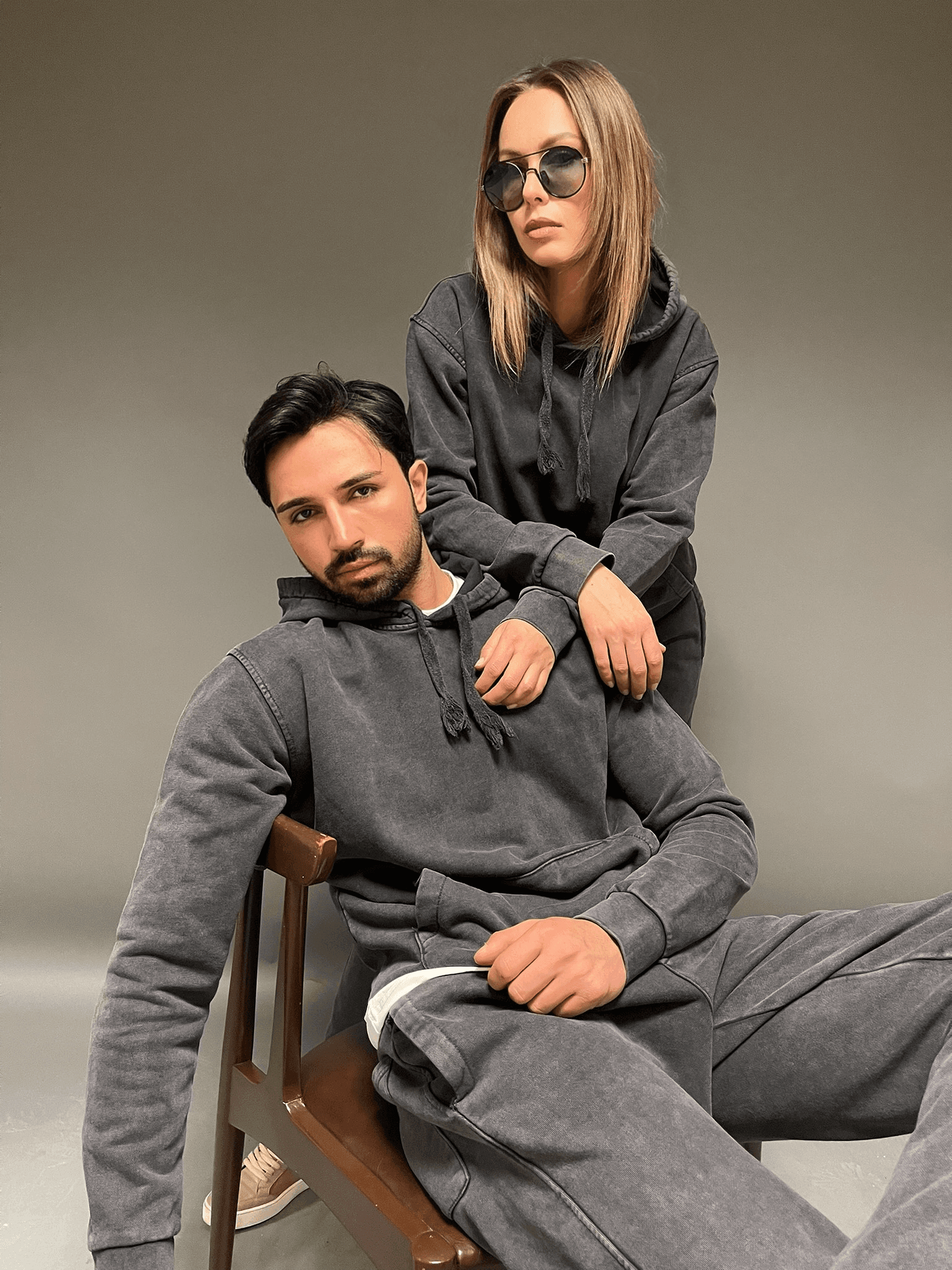 Unisex Oversize Fit Hoodie - Siyah