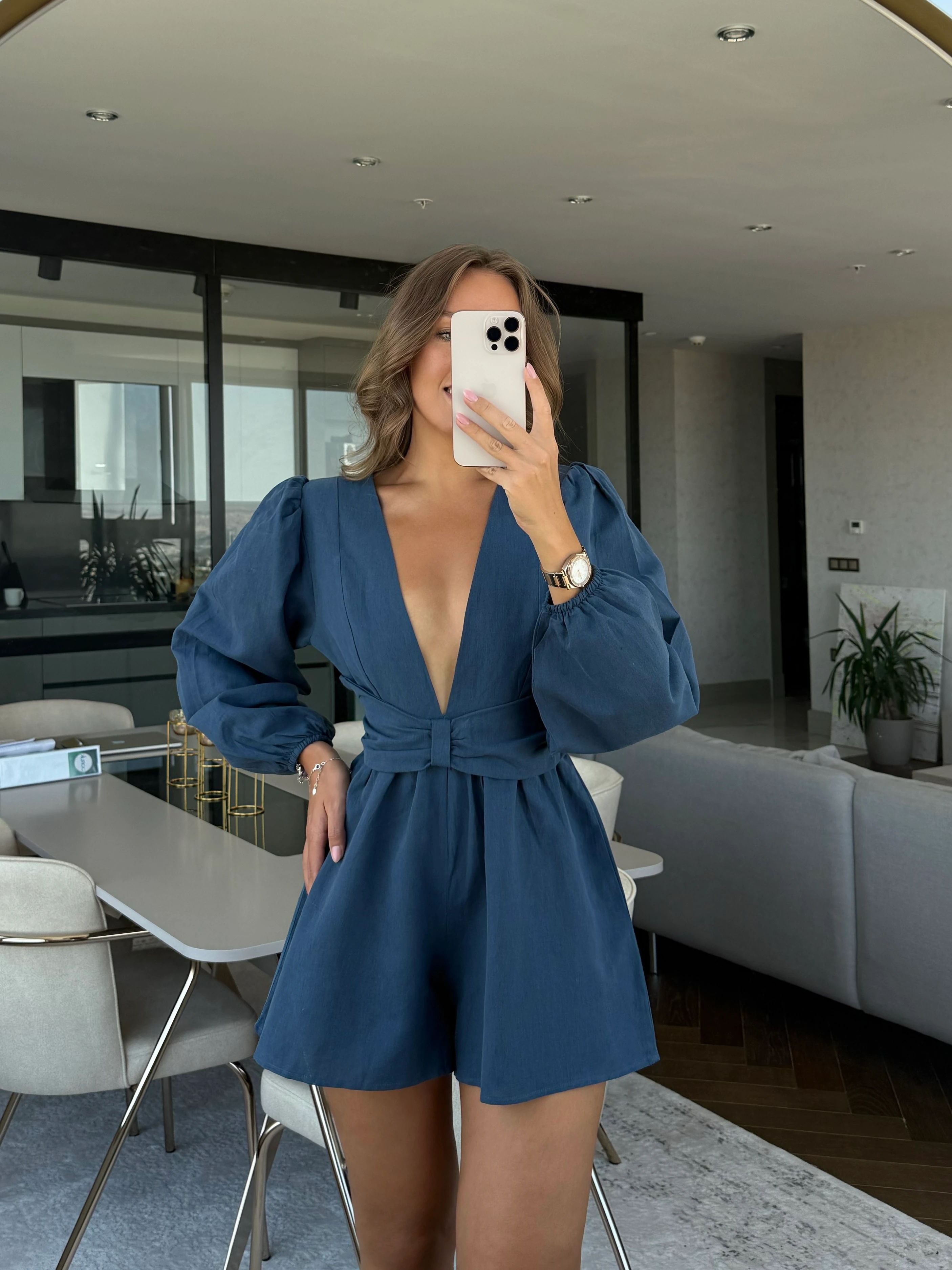 Tulum Elbise - İndigo