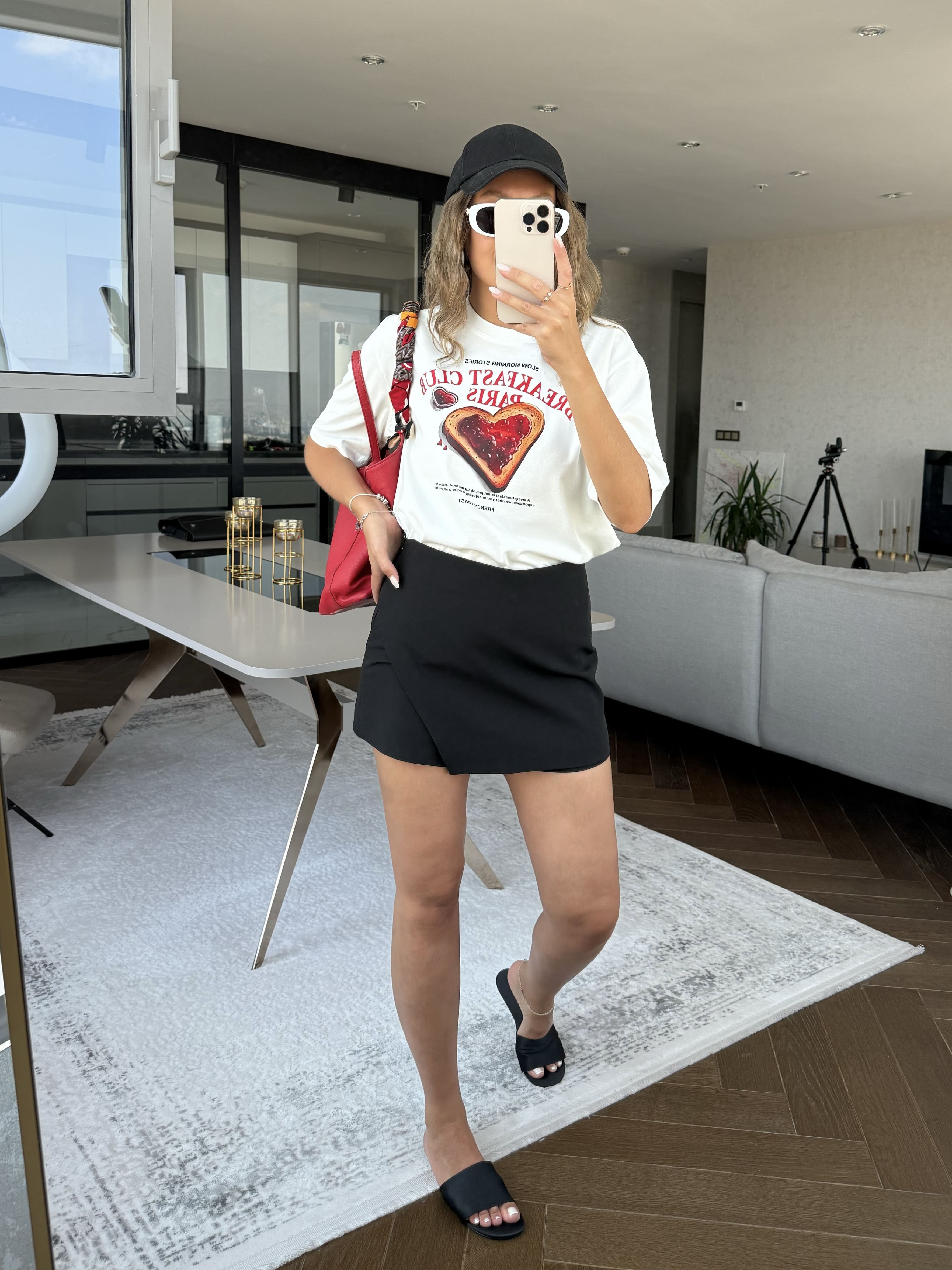 Doublu (Zara) Kumaş Şort Etek