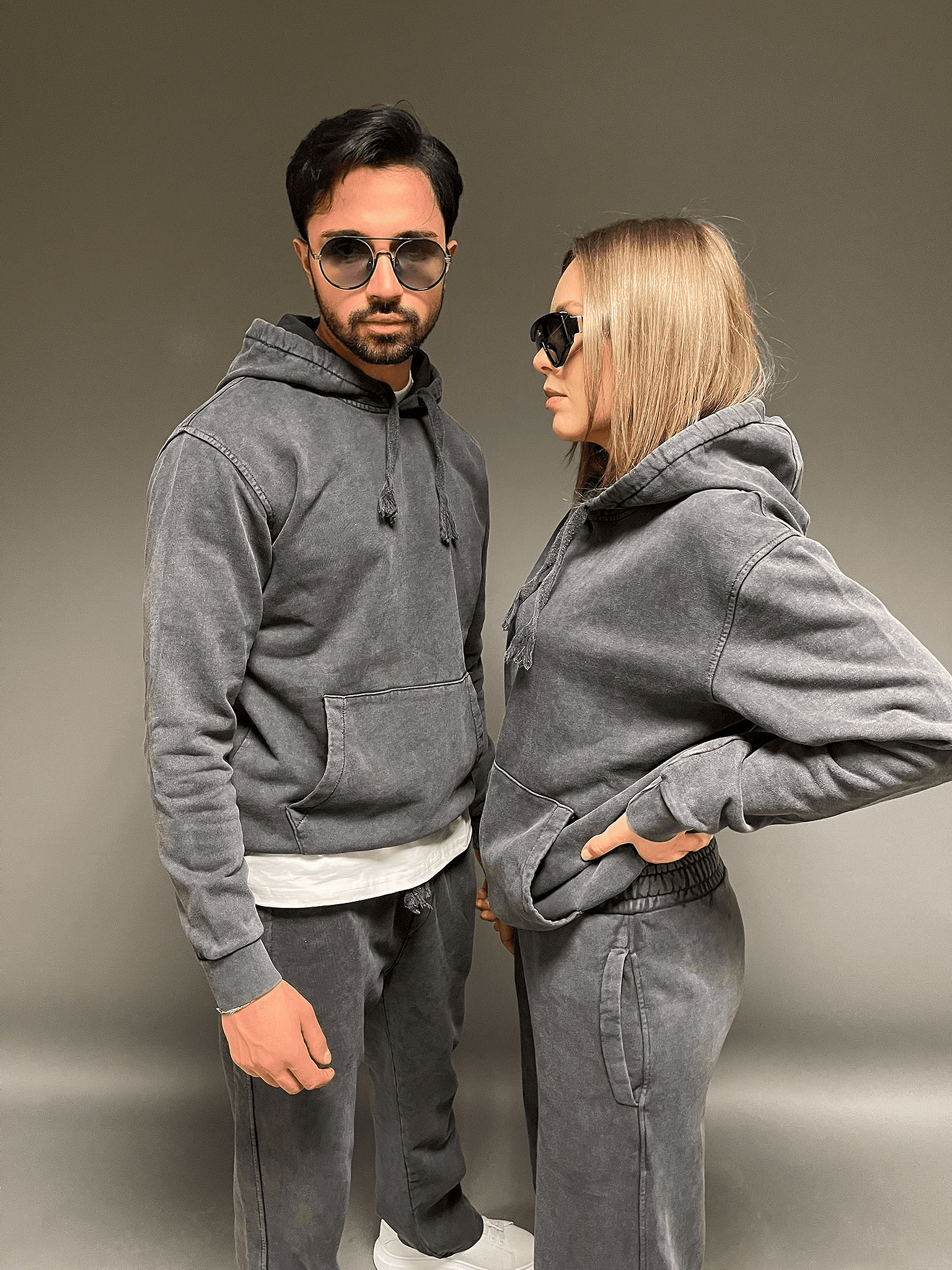 Unisex Rahat Kesim Cepli Eşofman Altı