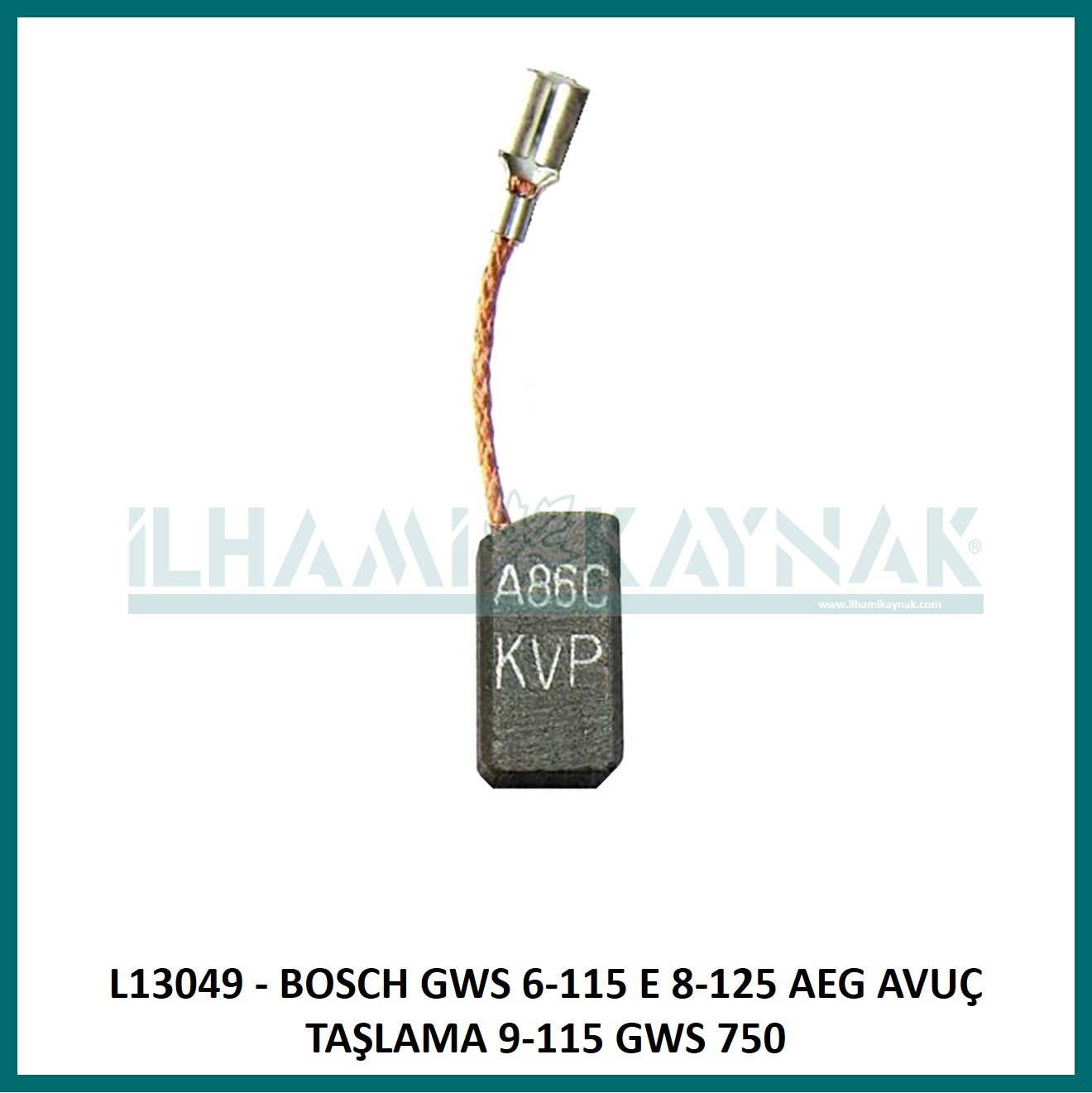 L13049 - BOSCH GWS 6-115 E 8-125 AEG AVUÇ TAŞLAMA 9-115 GWS 750 - 5*8*15  mm - Minimum Satın Alım: 10 Adet