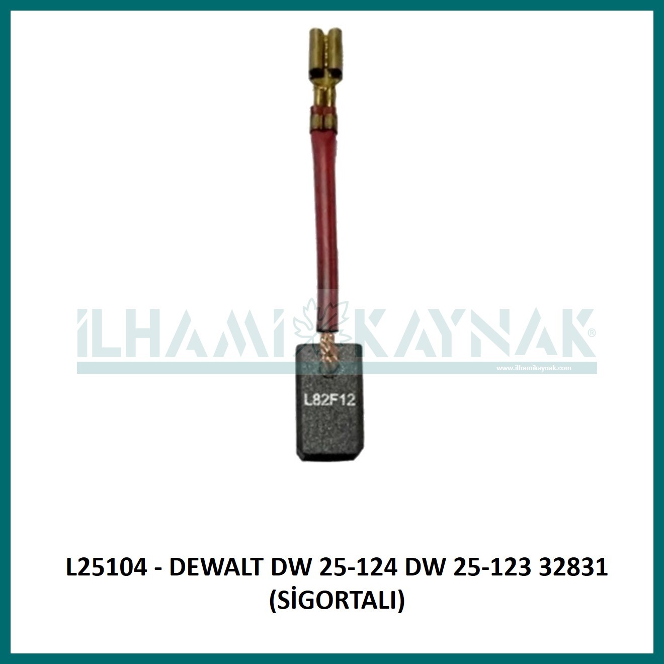 L25104 - DEWALT DW 25-124 DW 25-123 32831 (SİGORTALI) - 6.3*8*13.5 mm - 100 Adet