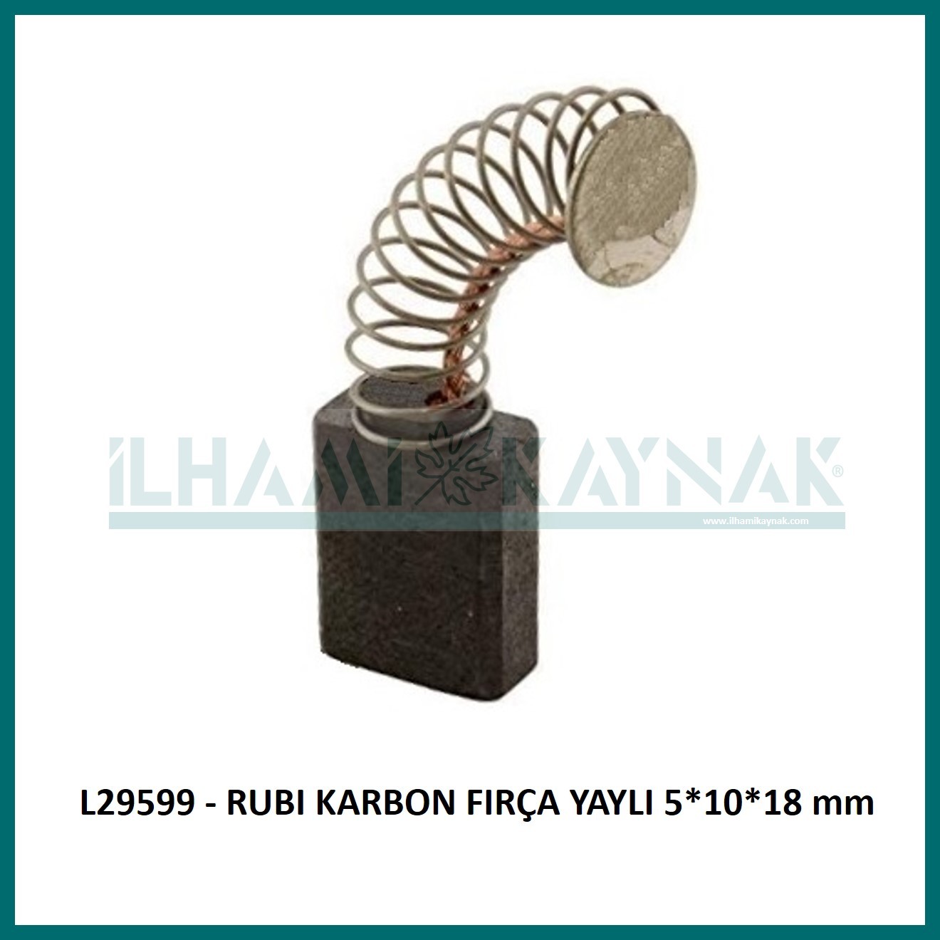 L29599 - RUBI KARBON FIRÇA YAYLI 5*10*18 mm - Minimum Satın Alım: 10 Adet