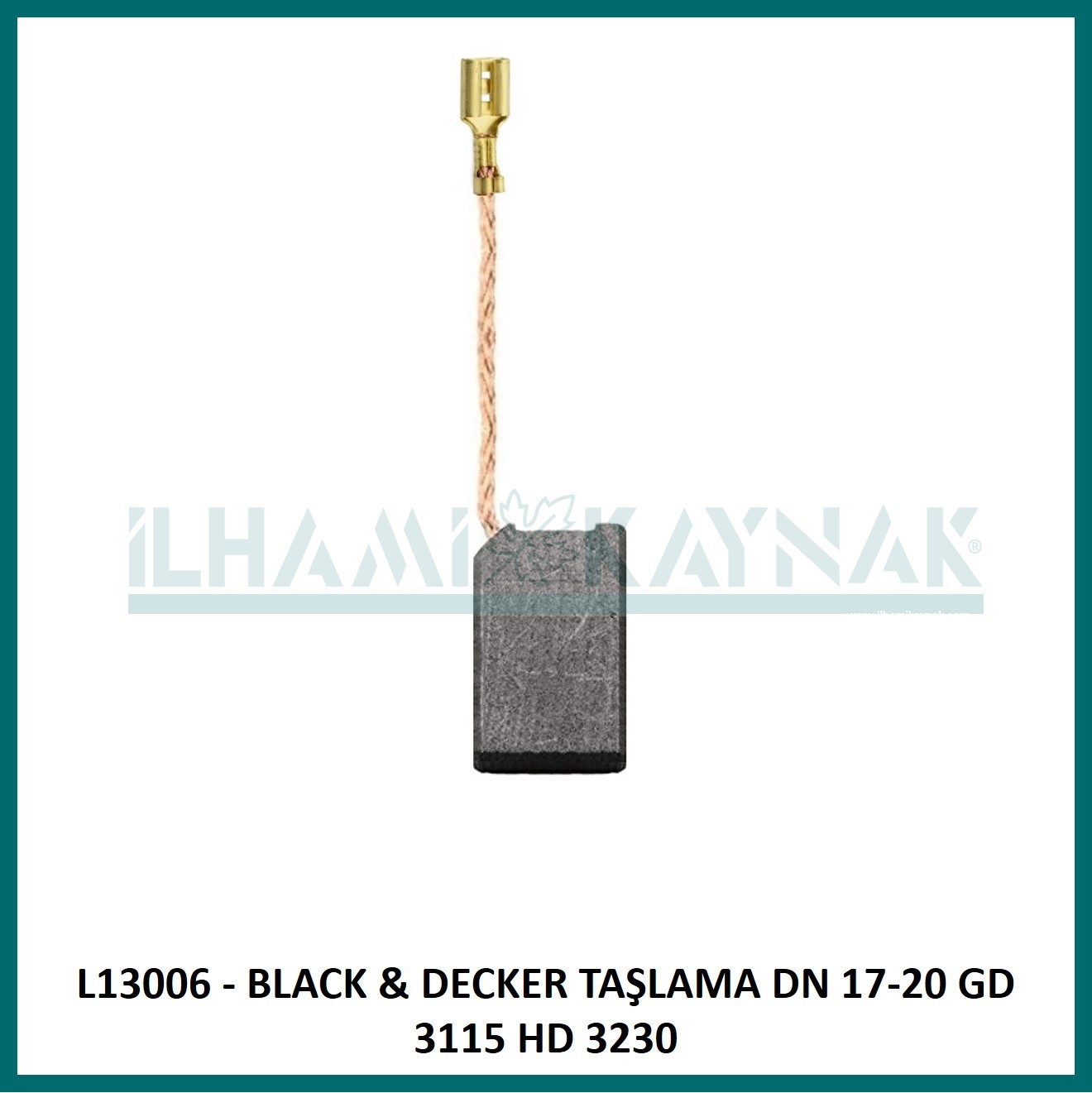 L13006 - BLACK & DECKER TAŞLAMA DN 17-20 GD 3115 HD 3230 - 6,3*12,5*25 mm - 100 Adet