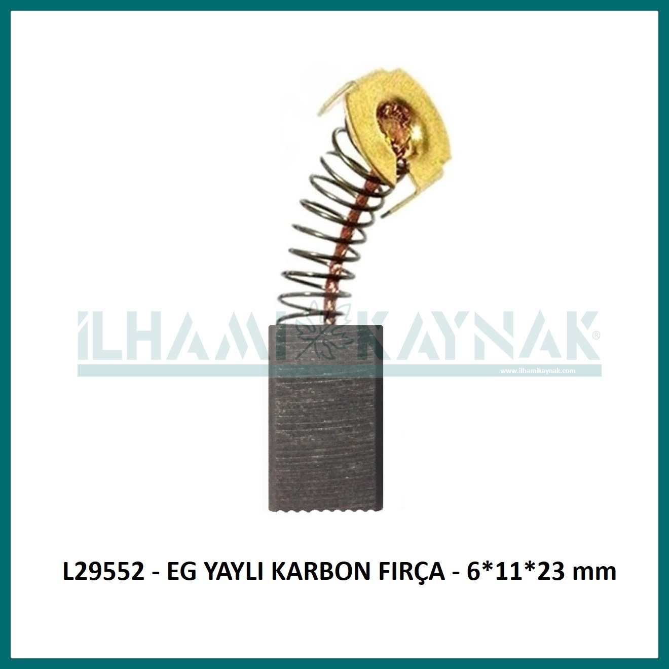 L29552 - EG YAYLI KARBON FIRÇA - 6*11*23 mm - 100 Adet