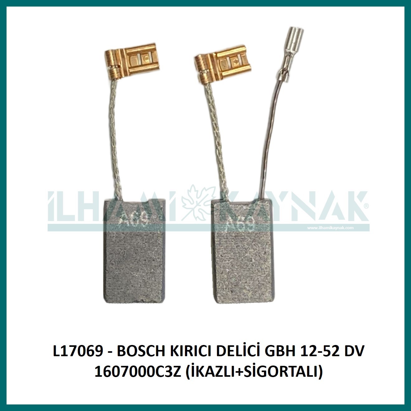 L17069 - BOSCH KIRICI DELİCİ GBH 12-52 DV 1607000C3Z (İKAZLI+SİGORTALI) - 6.3*16*26 mm - 100 Adet