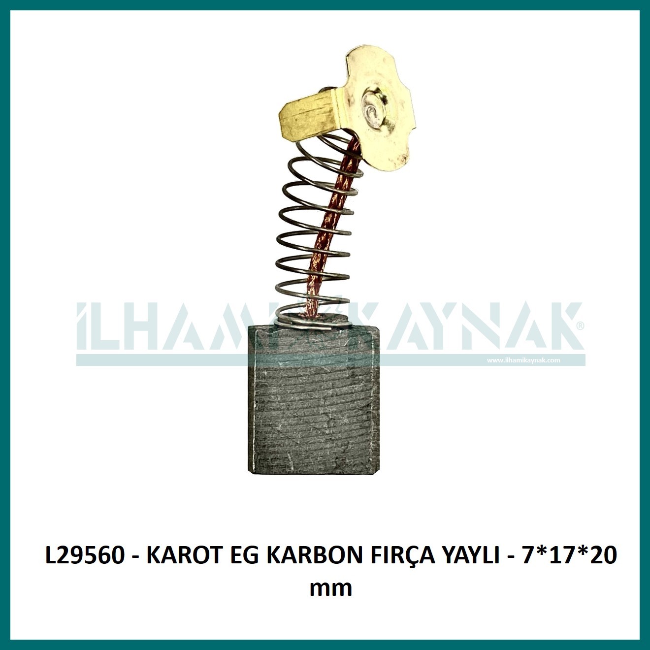 L29560 - KAROT EG KARBON FIRÇA YAYLI - 7*17*20 mm - 50 Adet