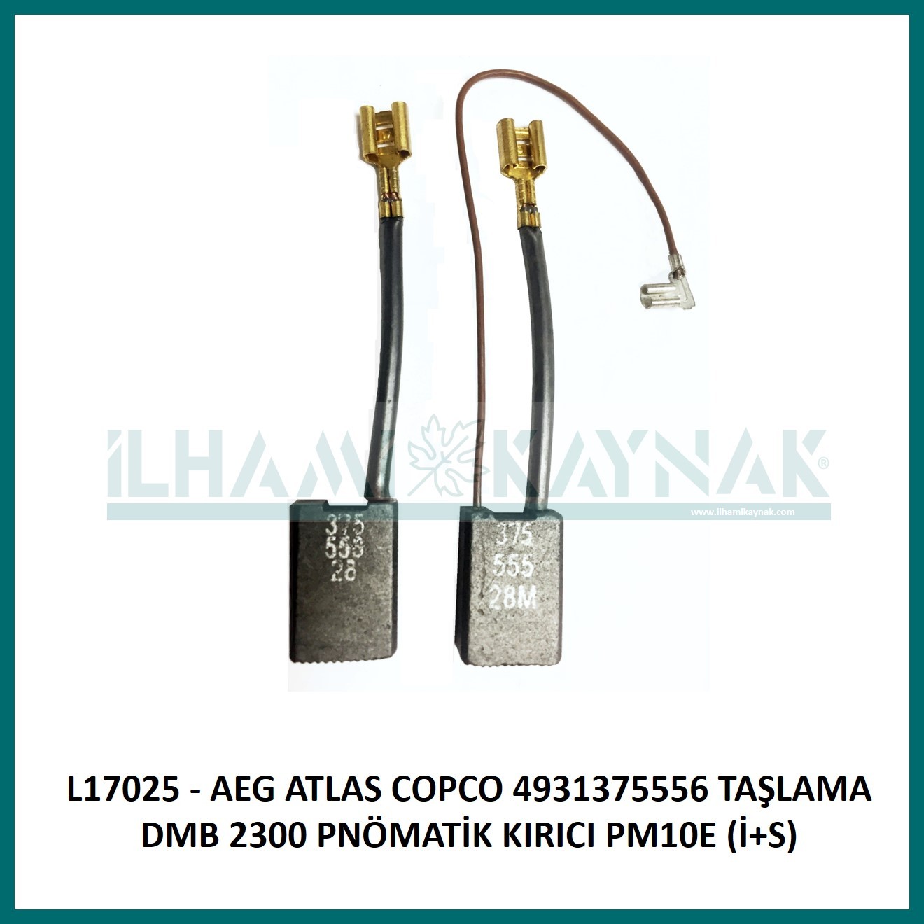 L17025 - AEG ATLAS COPCO 4931375556 TAŞLAMA DMB 2300 PNÖMATİK KIRICI PM10E (İ+S) - 8*14*20 mm - 100 Adet