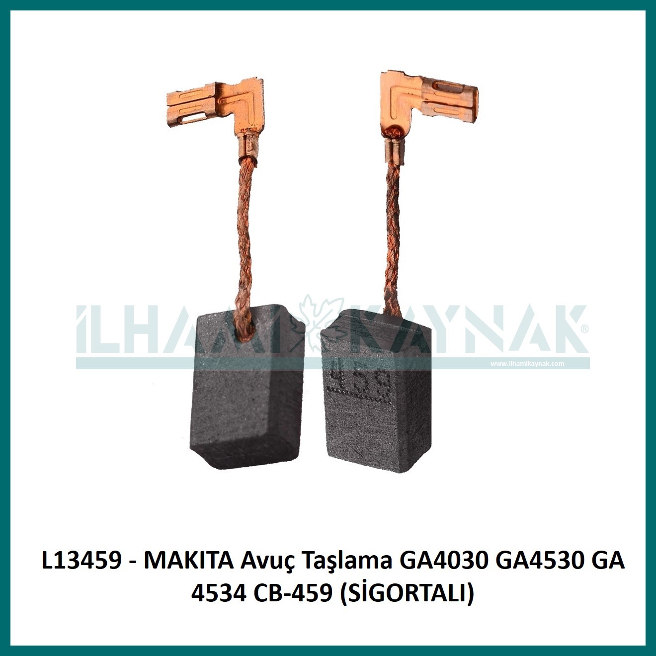 L13459 - MAKITA Avuç Taşlama GA4030 GA4530 GA 4534 CB-459 (SİGORTALI) - 6*9*13 mm - Minimum Satın Alım: 10 Adet