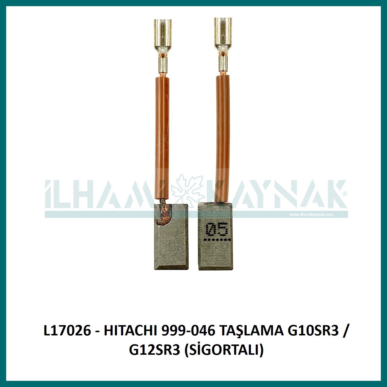 L17026 - HITACHI 999-046 TAŞLAMA G10SR3 / G12SR3 (SİGORTALI) - 6.5*7.5*14  mm - 100 Adet