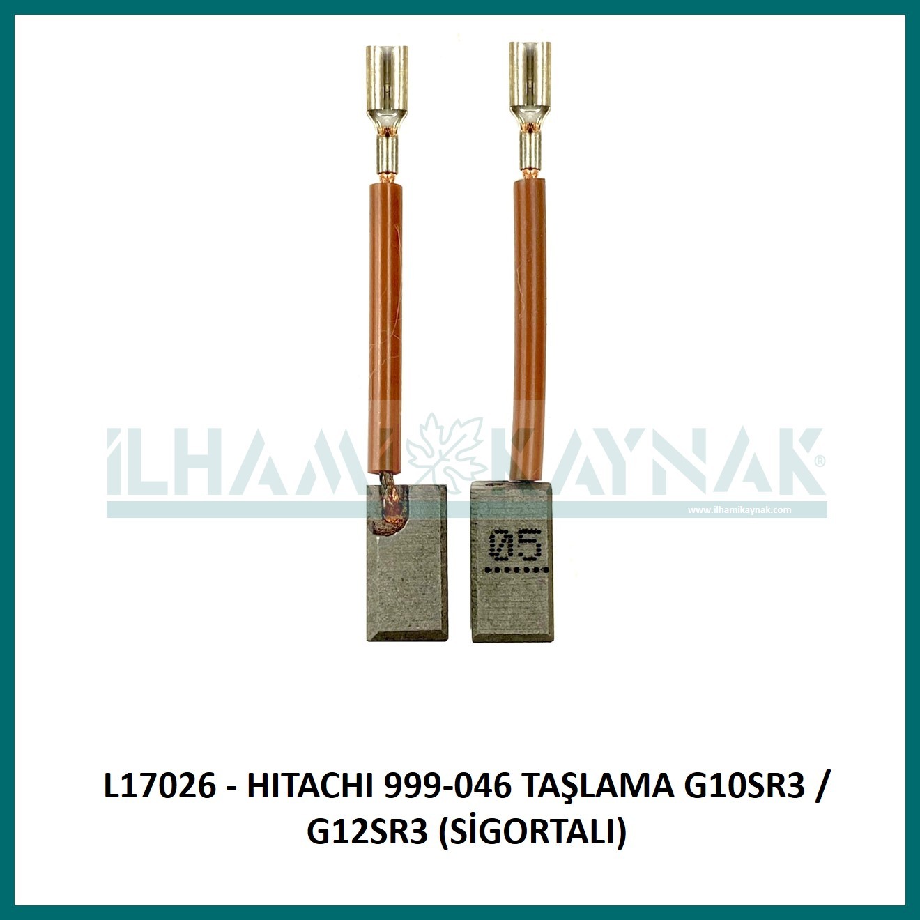 L17026 - HITACHI 999-046 TAŞLAMA G10SR3 / G12SR3 (SİGORTALI) - 6.5*7.5*14  mm - Minimum Satın Alım: 10 Adet