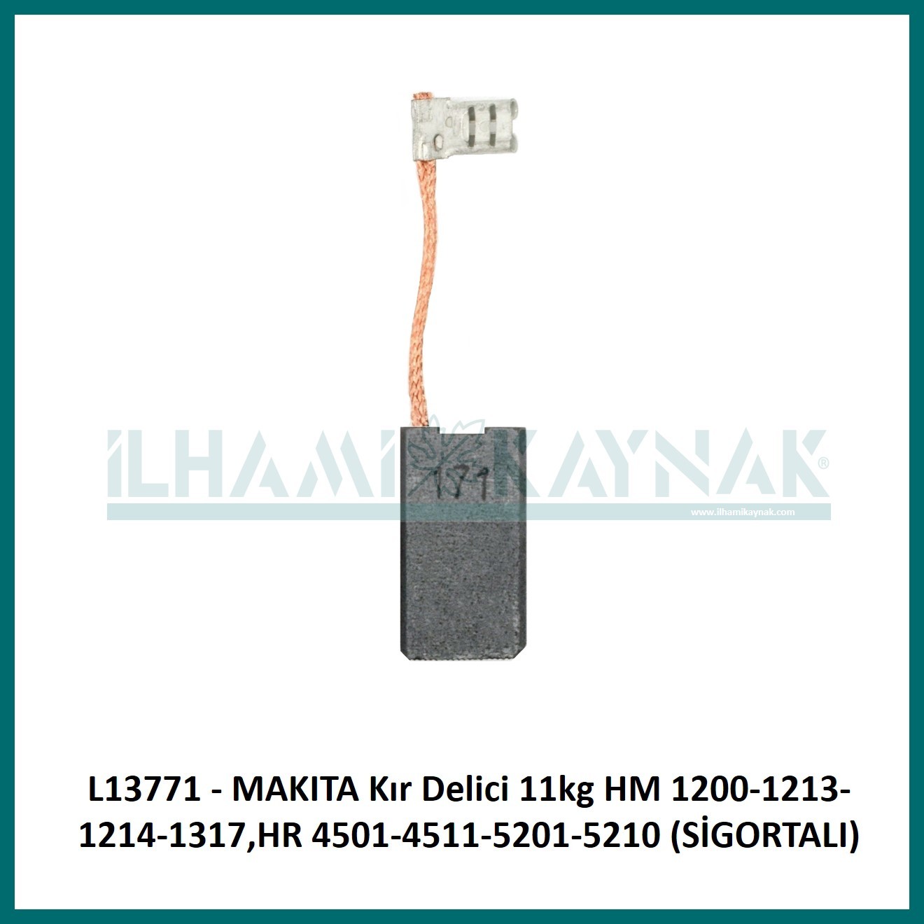 L13771 - MAKITA Kır Delici 11kg HM 1200-1213-1214-1317,HR 4501-4511-5201-5210 (SİGORTALI) - 6.5*13.5*27 mm - 100 Adet