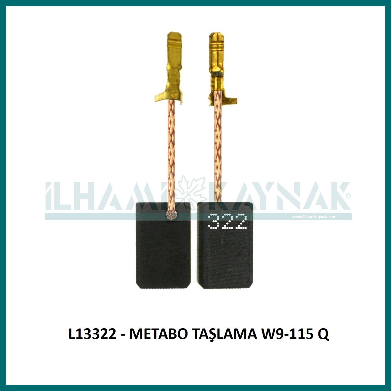 L13322 - METABO TAŞLAMA W9-115 Q - 5*10*17 mm - Minimum Satın Alım: 10 Adet