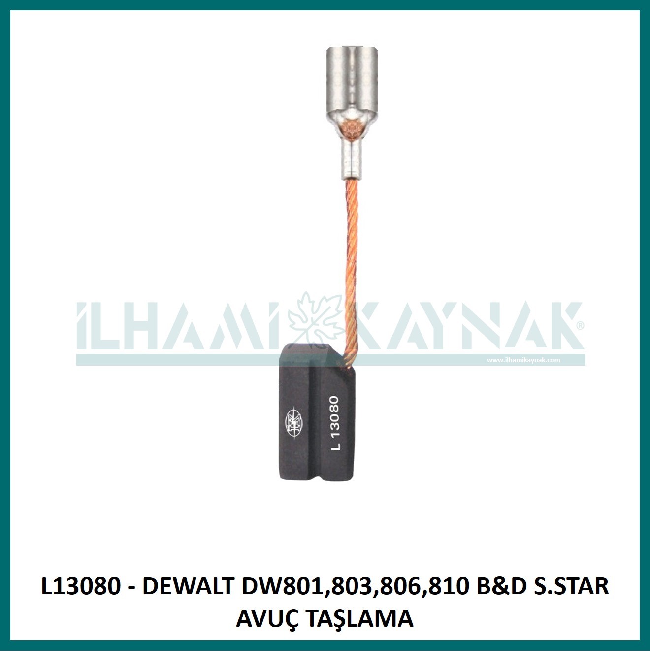 L13080 - DEWALT DW801,803,806,810 B&D S.STAR AVUÇ TAŞLAMA - 6.3*8*13.5 mm - 100 Adet