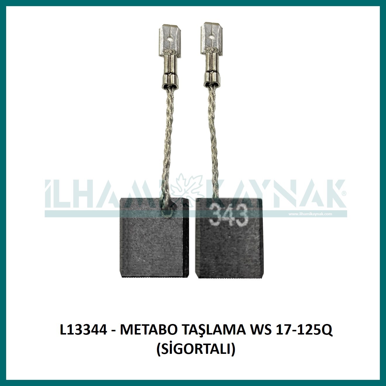 L13344 - METABO TAŞLAMA WS 17-125Q (SİGORTALI) - 8*12.5*15 mm - Minimum Satın Alım: 10 Adet