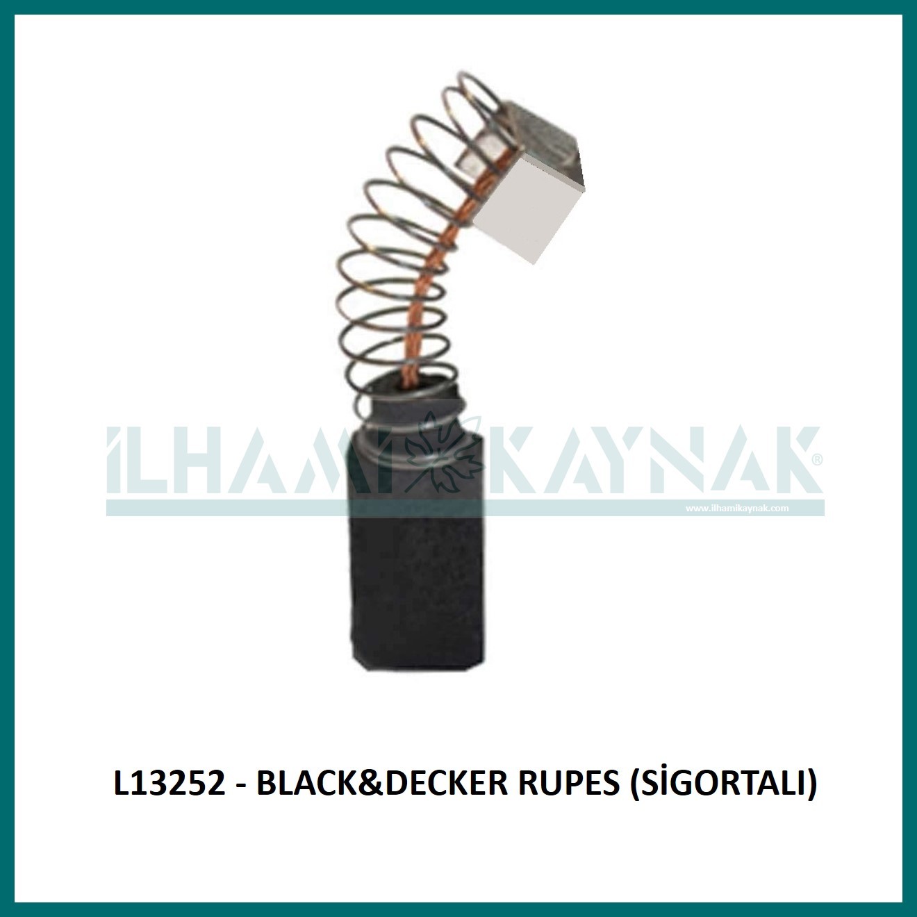 L13252 - BLACK&DECKER RUPES (SİGORTALI) - 6*8*16.5  mm - Minimum Satın Alım: 10 Adet