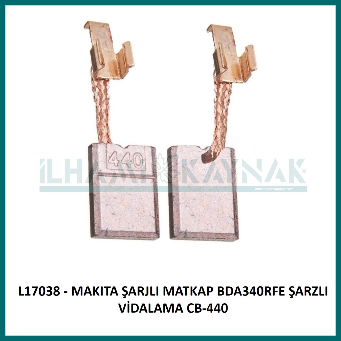 L17038 - MAKITA ŞARJLI MATKAP BDA340RFE ŞARZLI VİDALAMA CB-440 - 3*10*13 mm - Minimum Satın Alım: 10 Adet