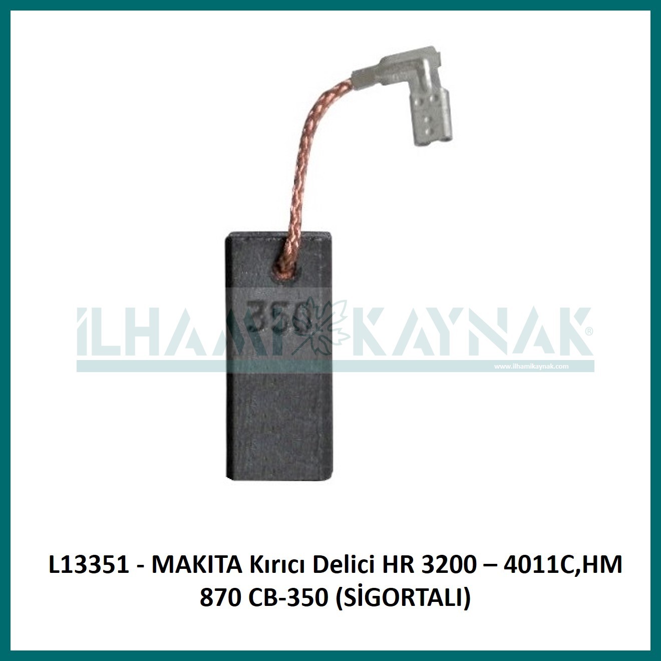 L13351 - MAKITA Kırıcı Delici HR 3200 – 4011C,HM 870 CB-350 (SİGORTALI) - 6.5*11.25 mm - 100 Adet