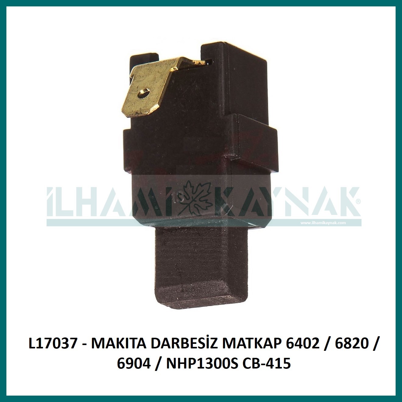 L17037 - MAKITA DARBESİZ MATKAP 6402 / 6820 / 6904 / NHP1300S CB-415 - 6*9*12 mm - 100 Adet