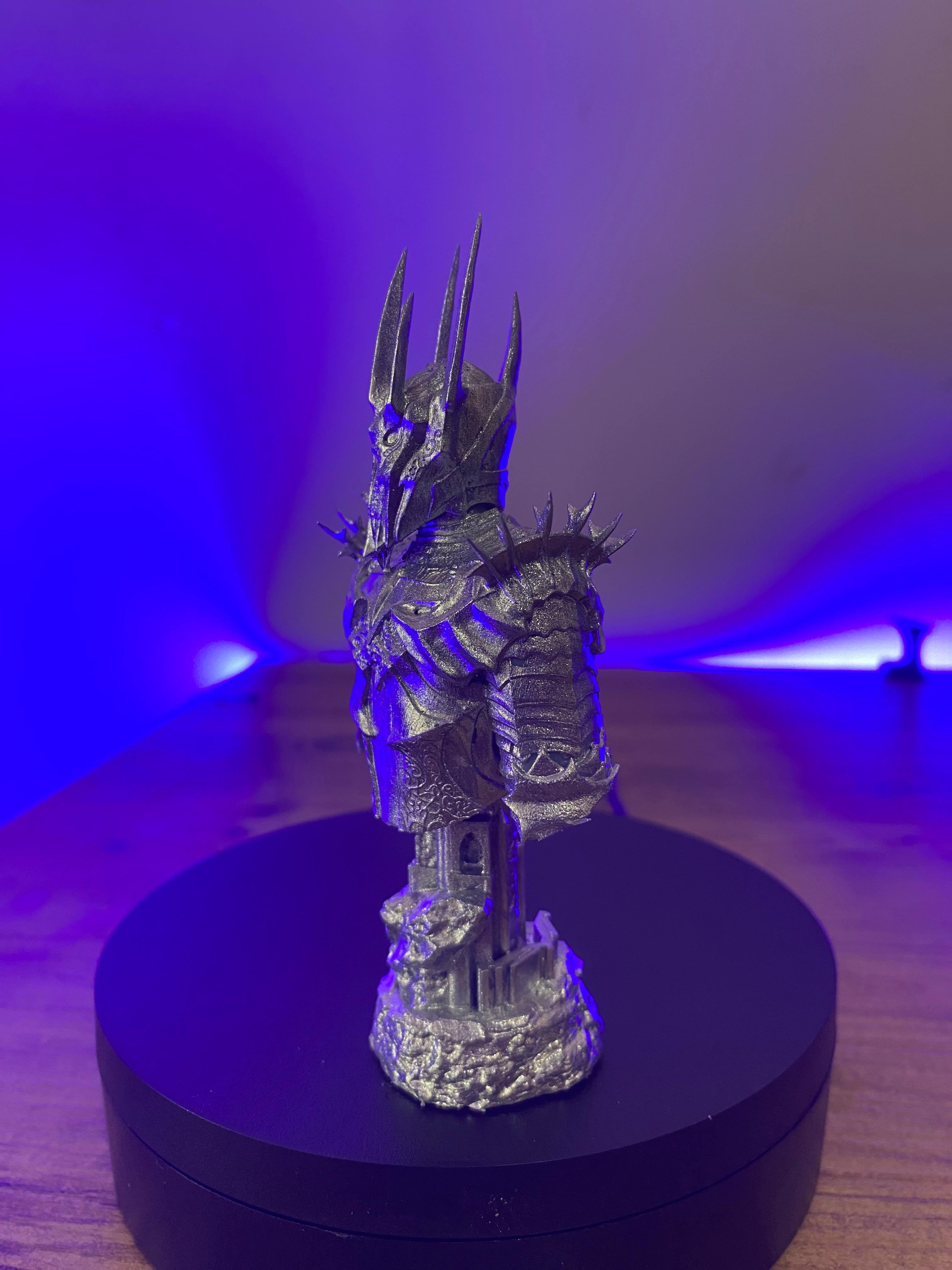 Sauron Baş Büstü - Detaylı 10 cm 3D Reçine Modeli, Yüzüklerin Efendisi Koleksiyon